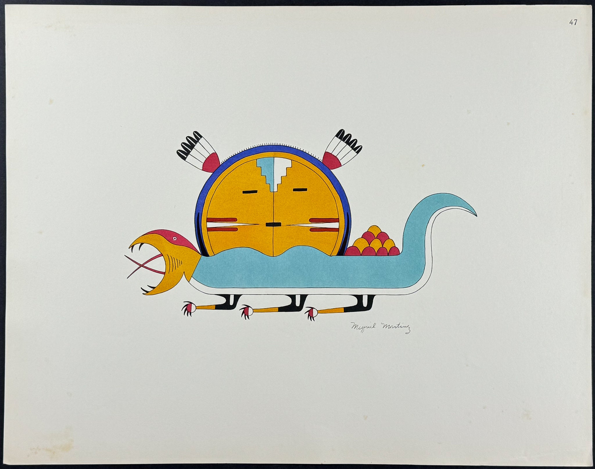 Snow-bird Ceremony - drawn by Miguel Martinez