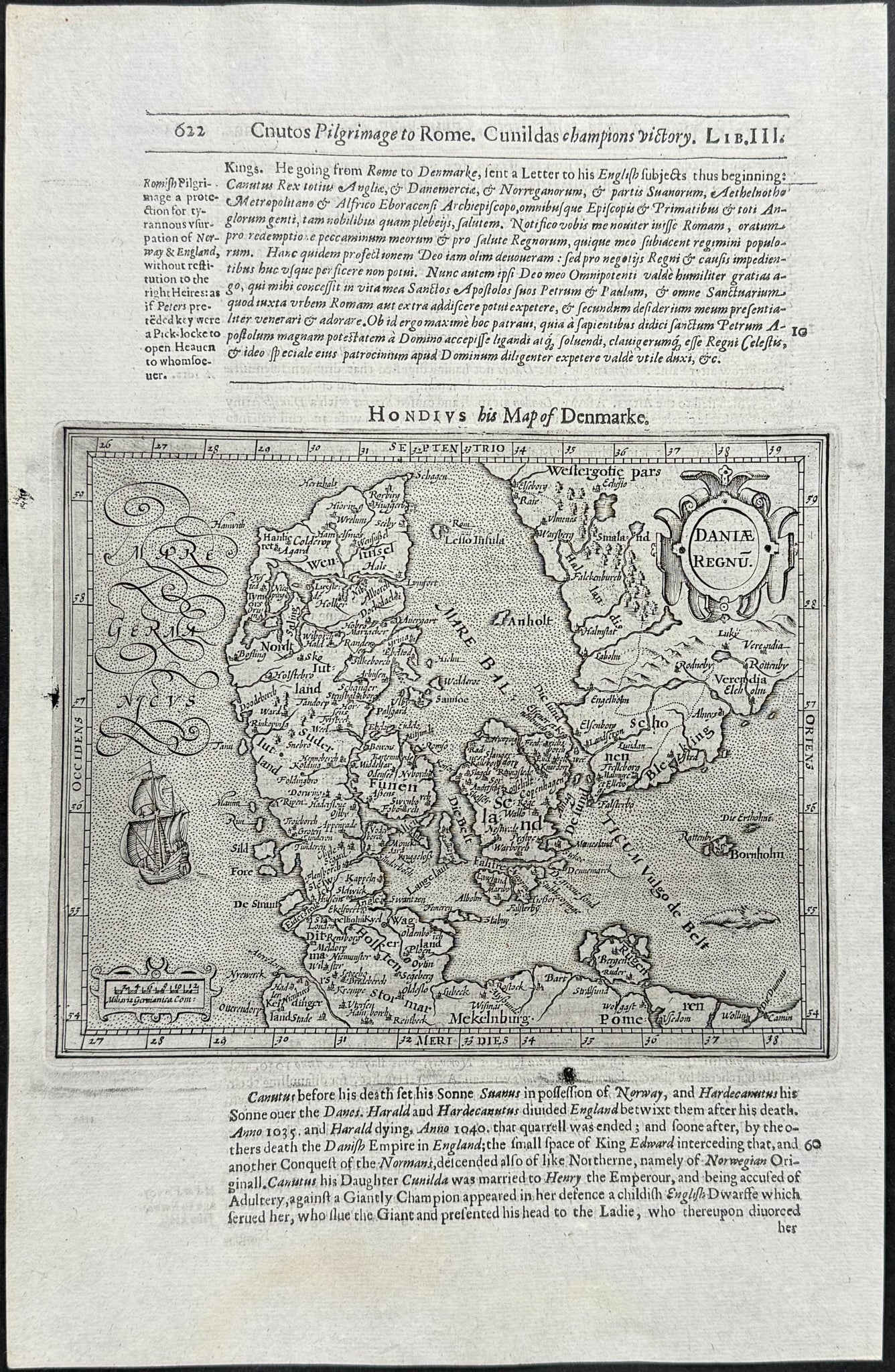 Map of Denmark
