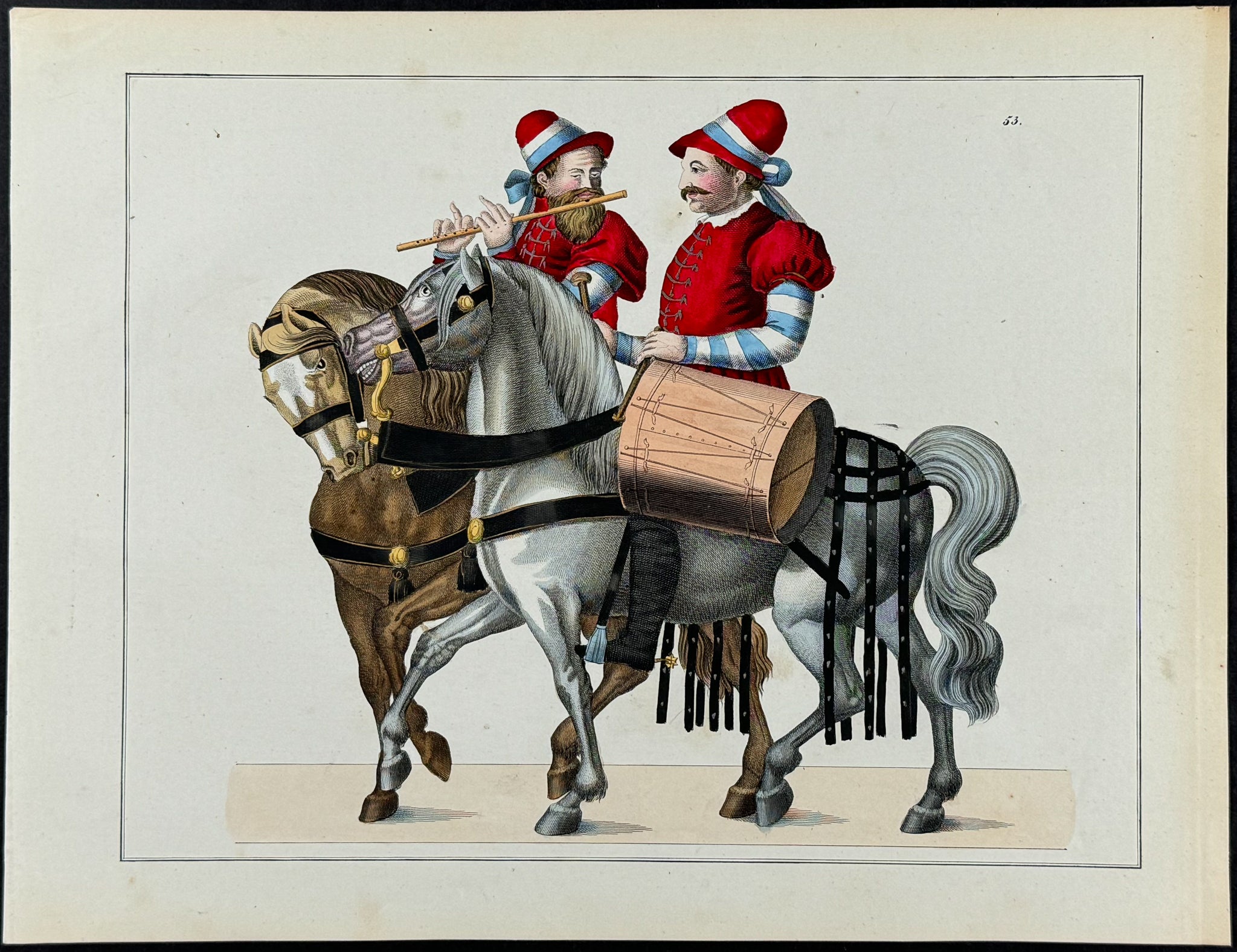 Musicians on Horses