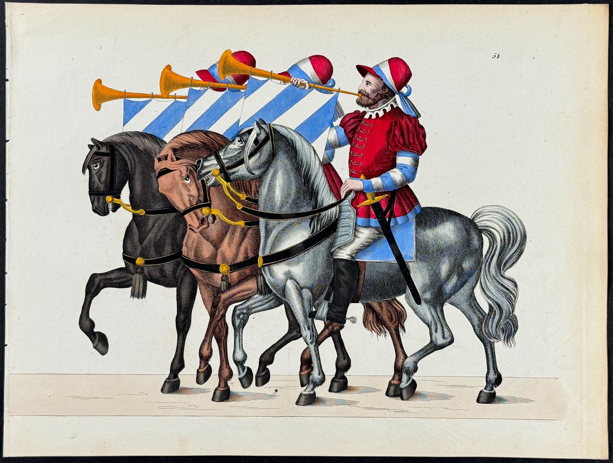 Musicians on Horses