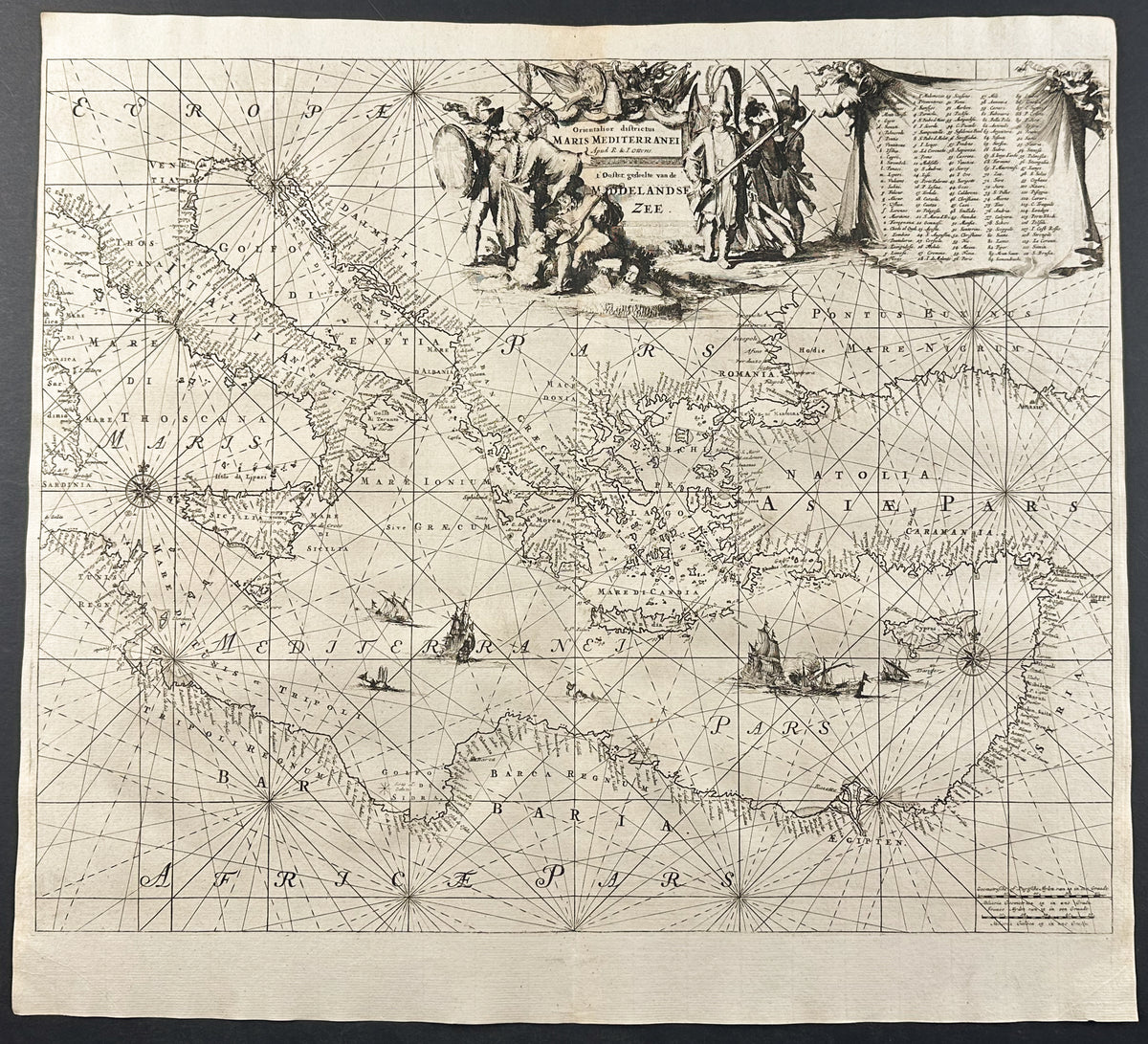 Map of the Eastern Mediterranean