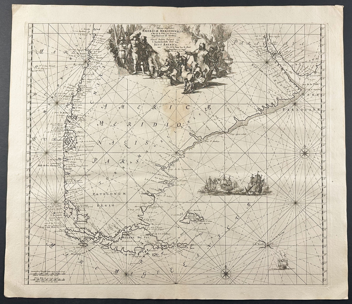 Map of Southern South America