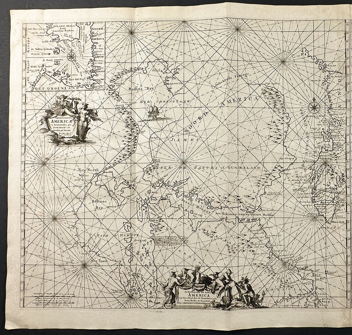Map of the North Atlantic in Two Maps: Canada and Europe