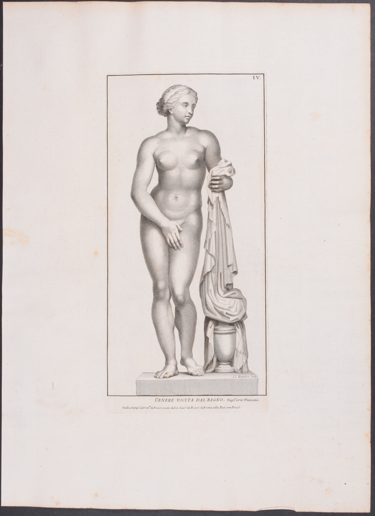 Nude Statue - Venere uscita dal Bagno