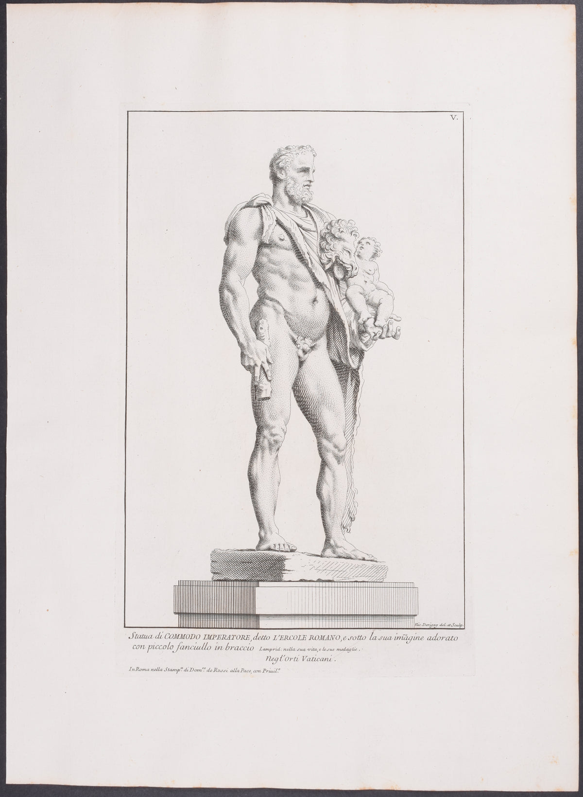 Nude Statue - Commodo Imperatore detto L'Ercole Romano