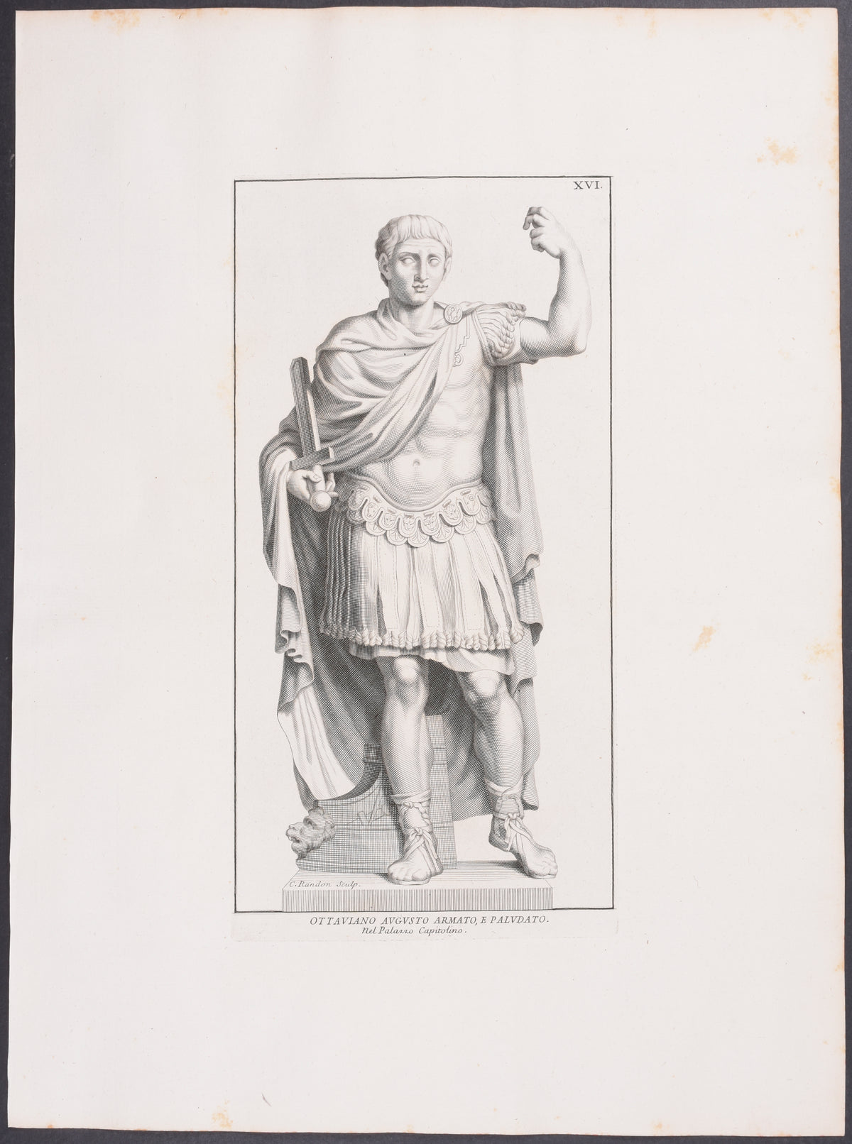 Statue - Ottaviano Augusto Armato
