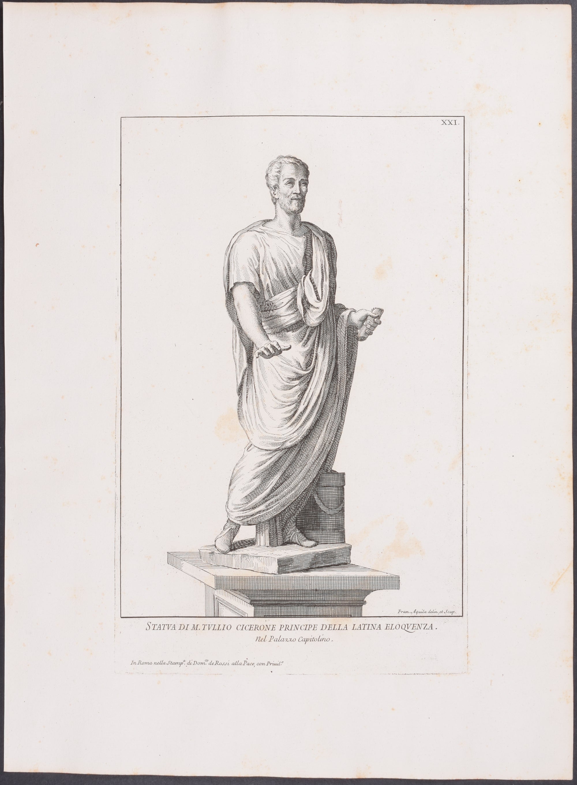 Nude Statue - Fauno Coronato di Pino