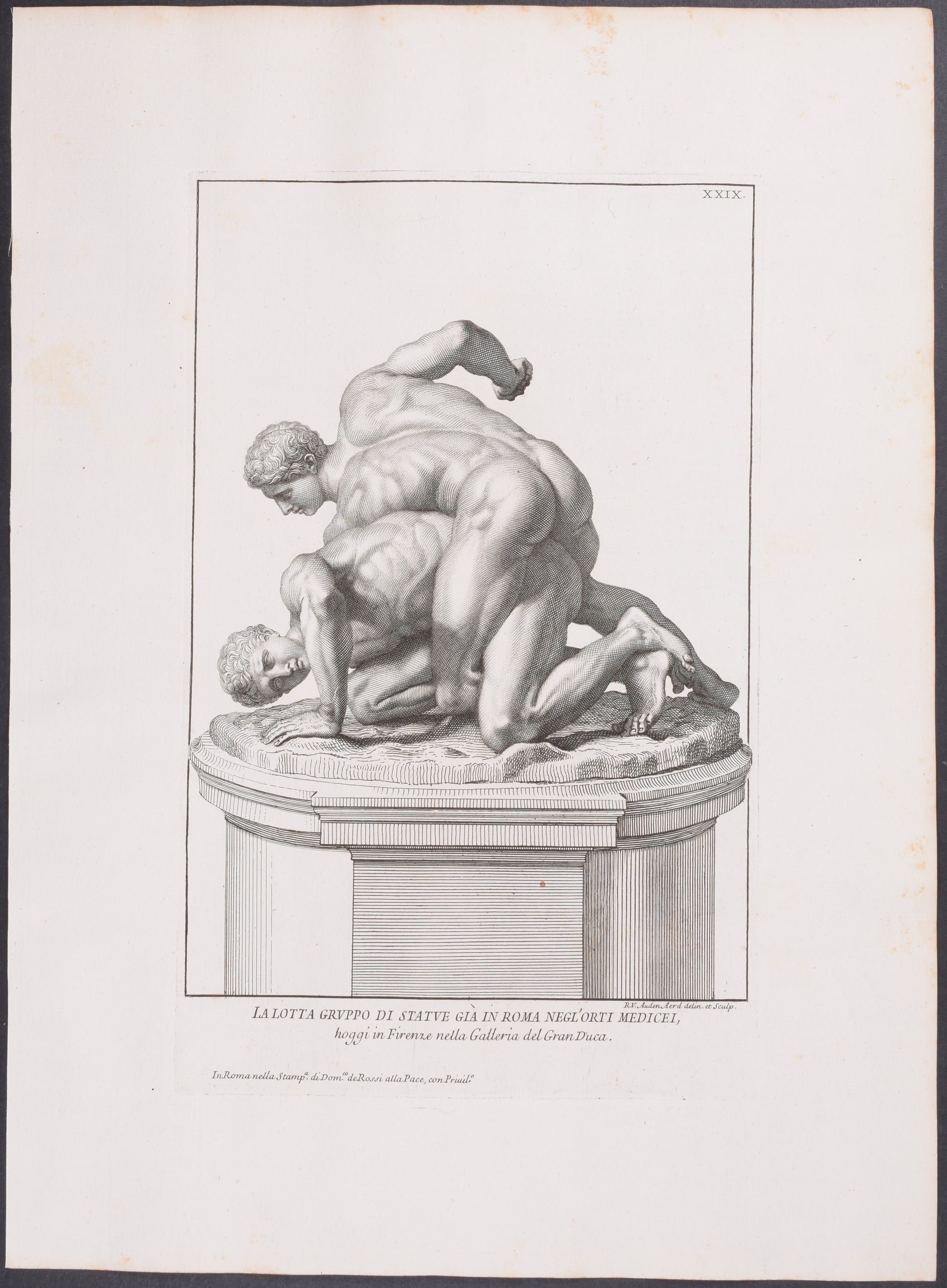 Augustus Caeser Nude Statue - Equestre di Cesare Augusto