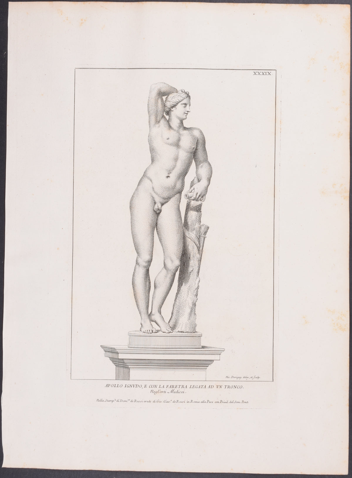 Nude Statue - Apollo Ignudo