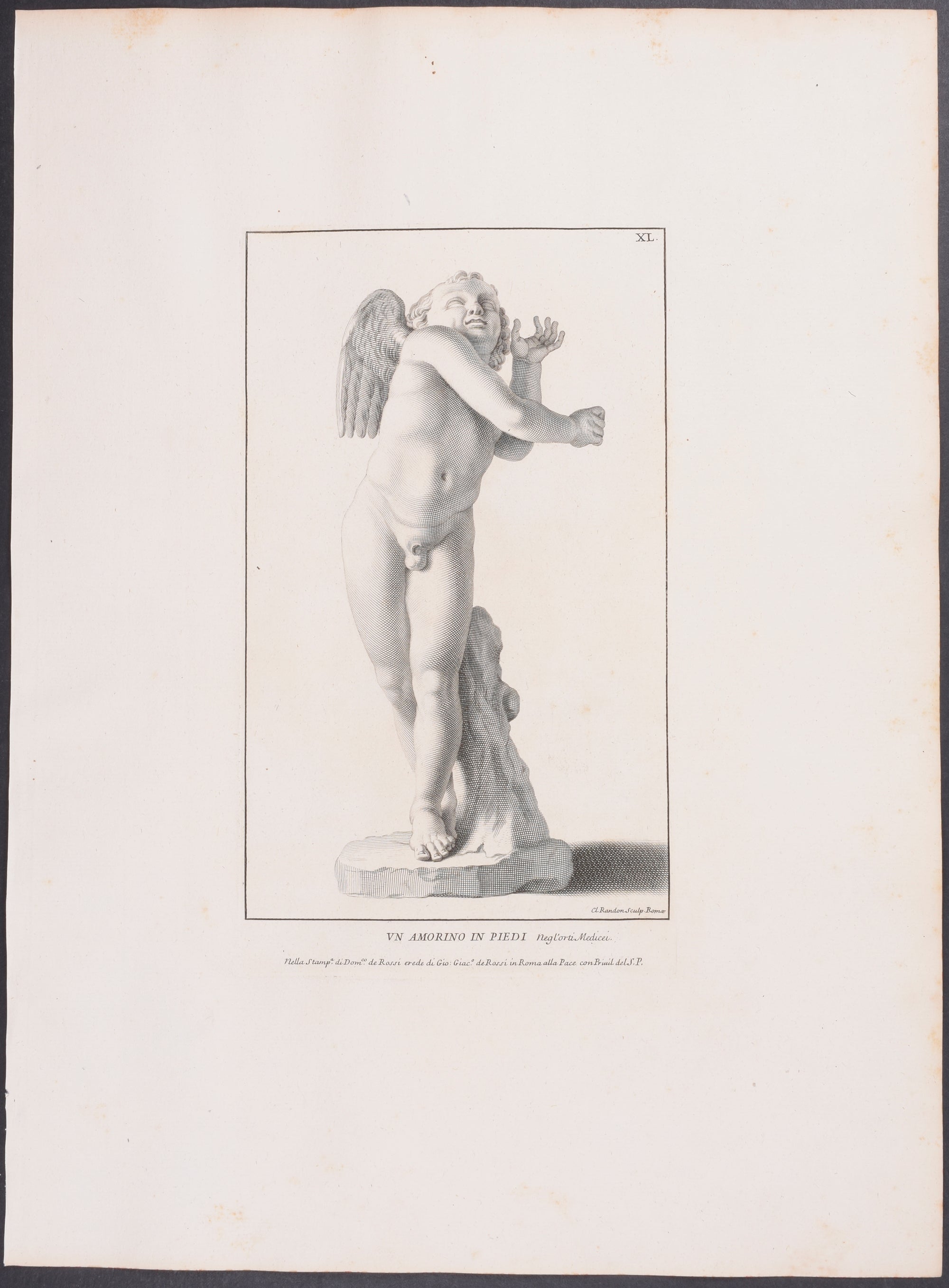 Nude Statue - Sileno Coronato di Pampini