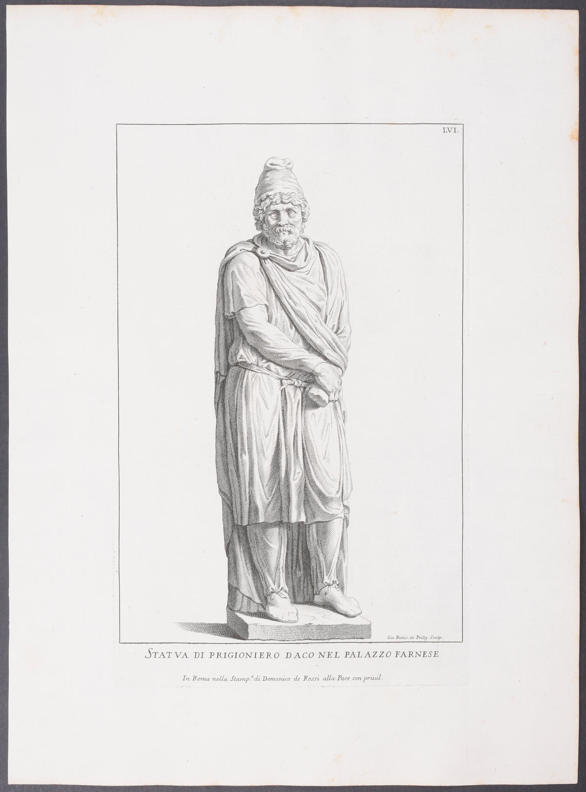 Statue - Prigioniero daco nel palazzo Farnese