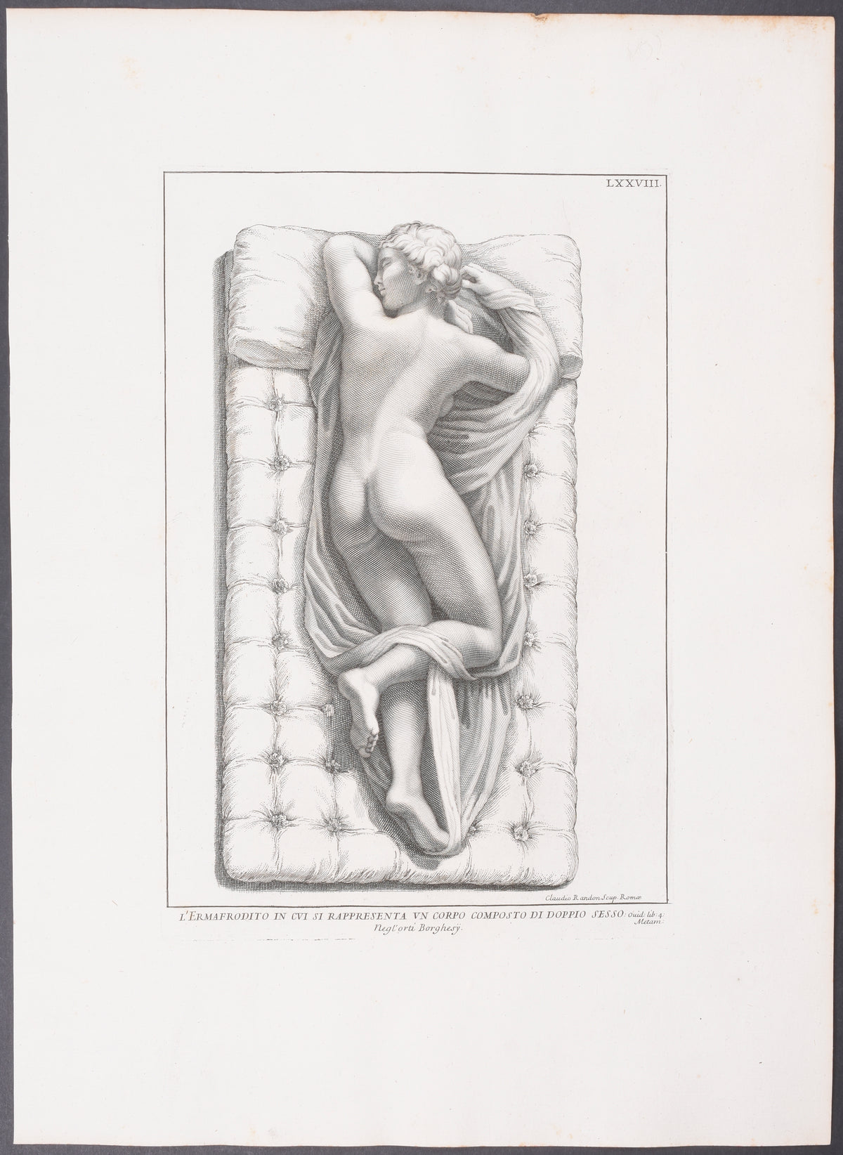 Nude Statue - L'Ermafrodito in Cui si Rappresenta