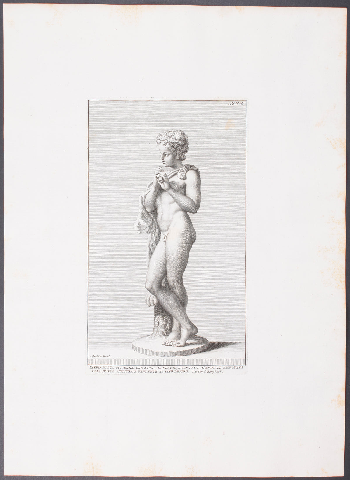 Nude Statue - Satiro in eta Giovenile