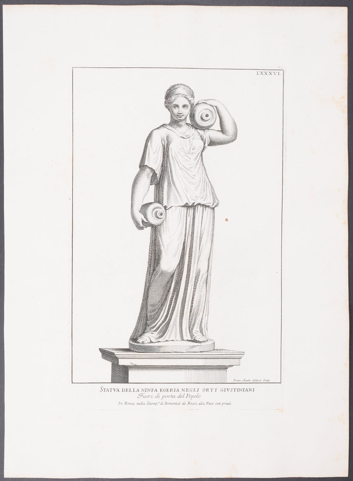 Statue - Ninfa Egeria negli orti Giustinani