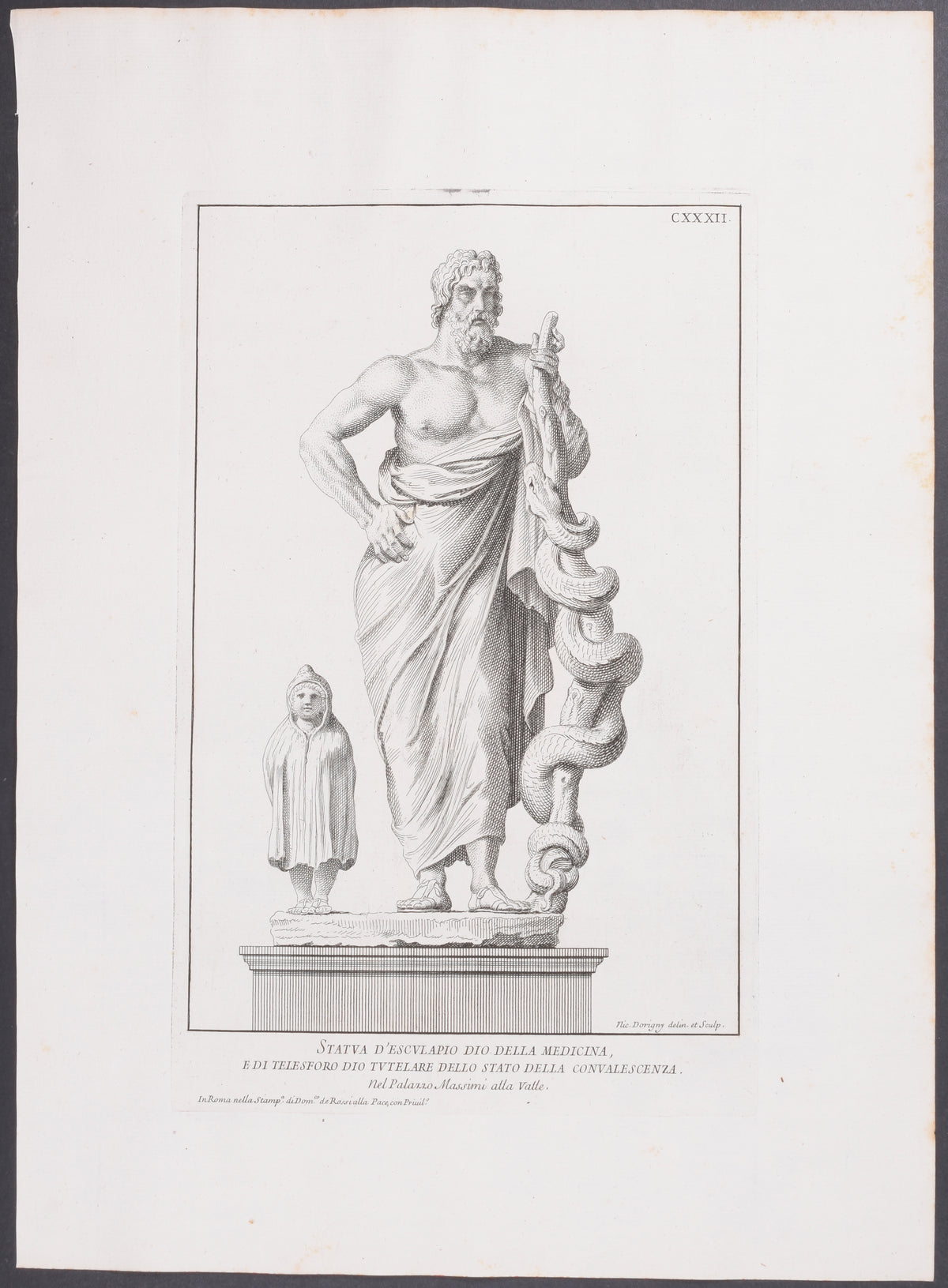 Statue - Esculapio dio della Medicina