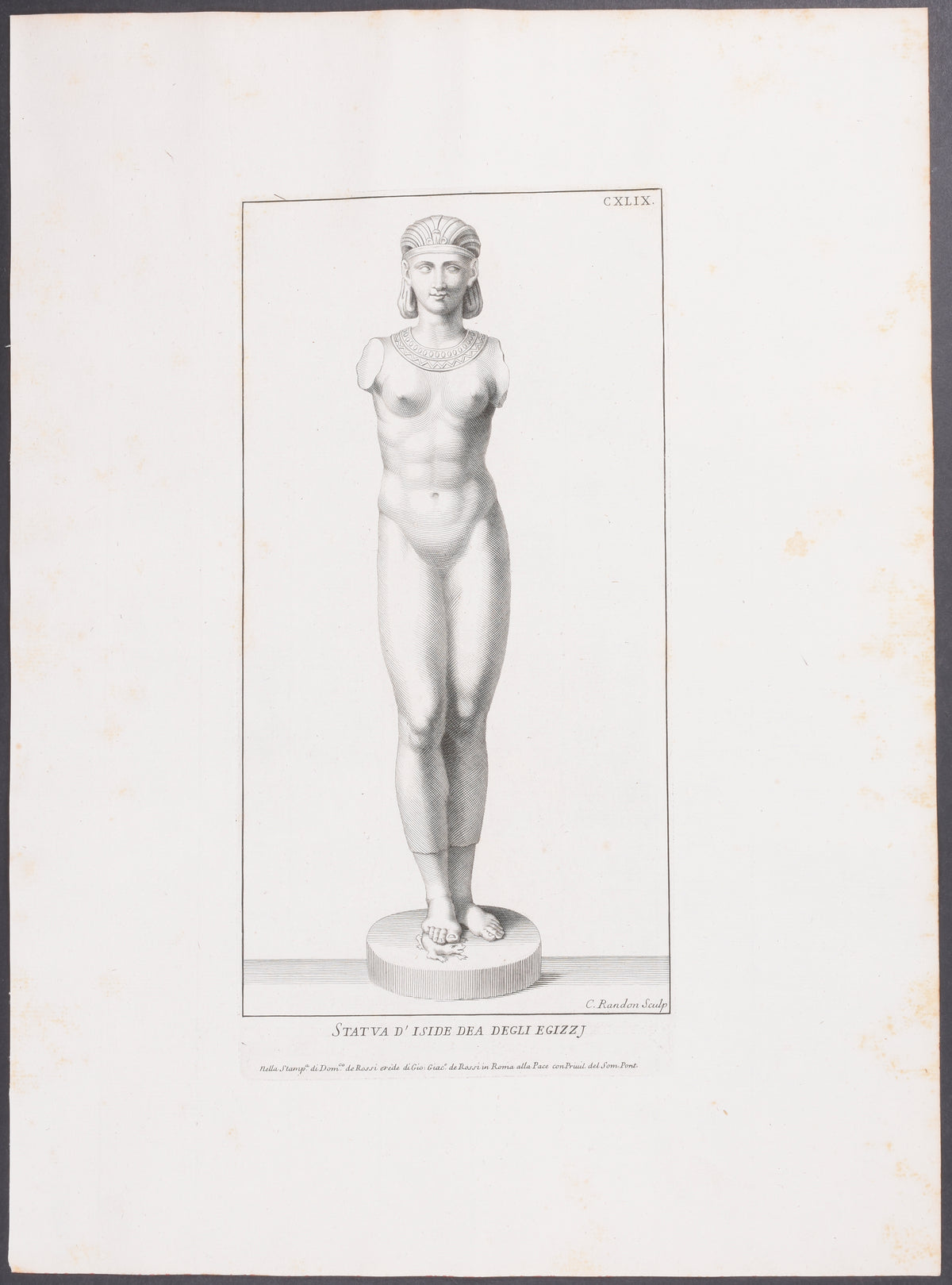 Nude Statue - Iside dea Degli Egizzi