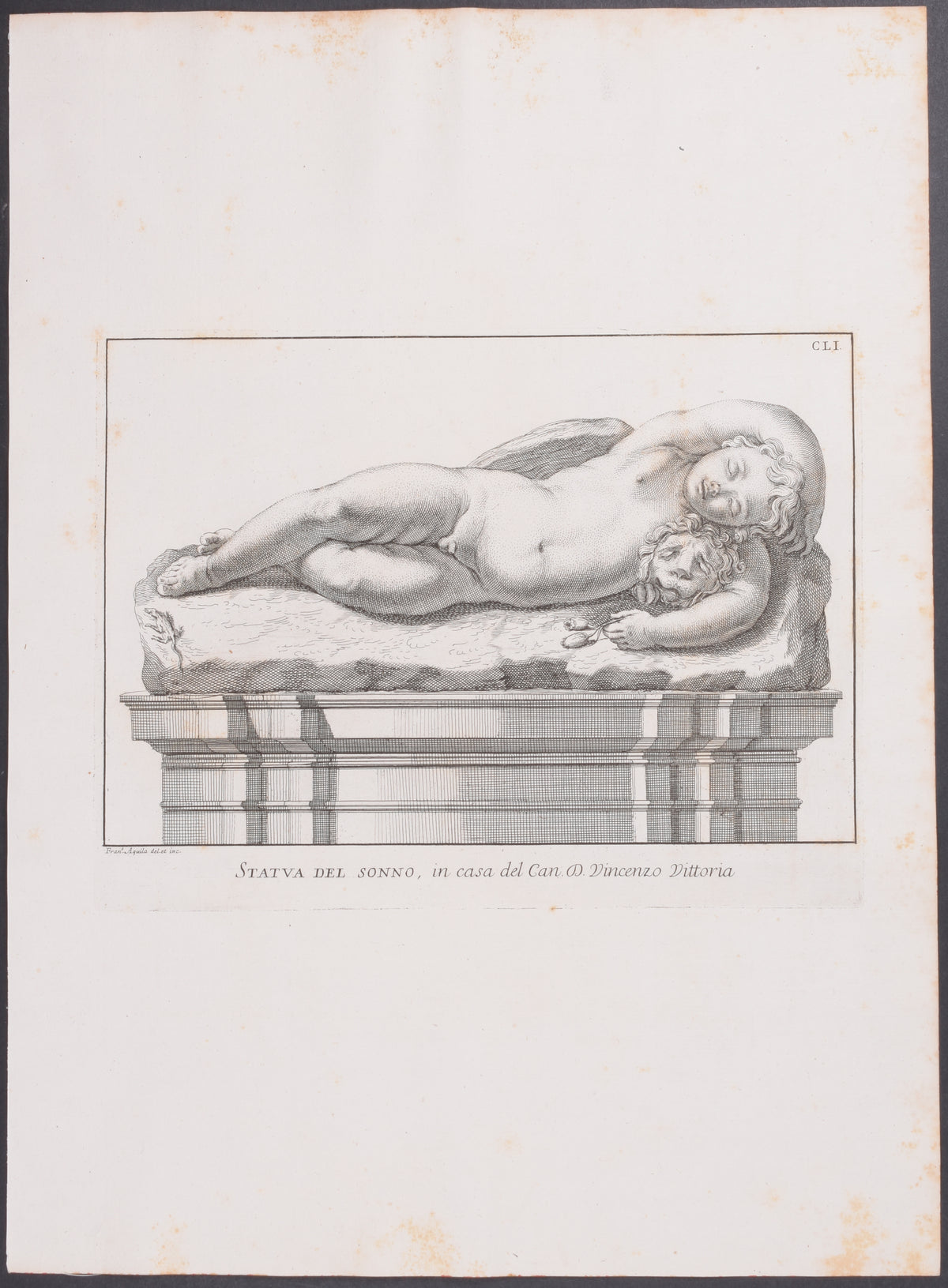 Nude Statue - Sonno