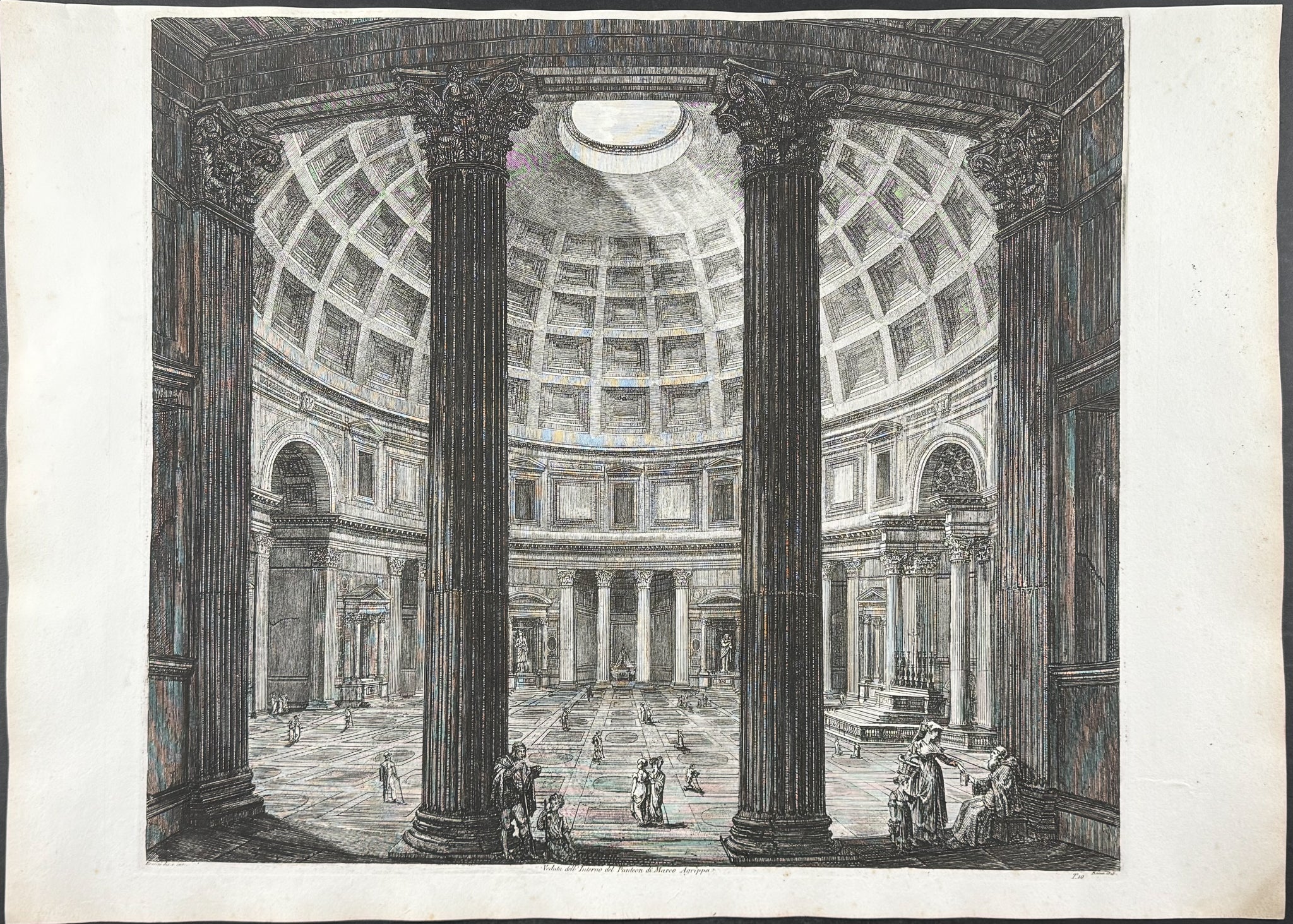 Pantheon - Veduta dell'Interno del Panteon di Marco Agrippa