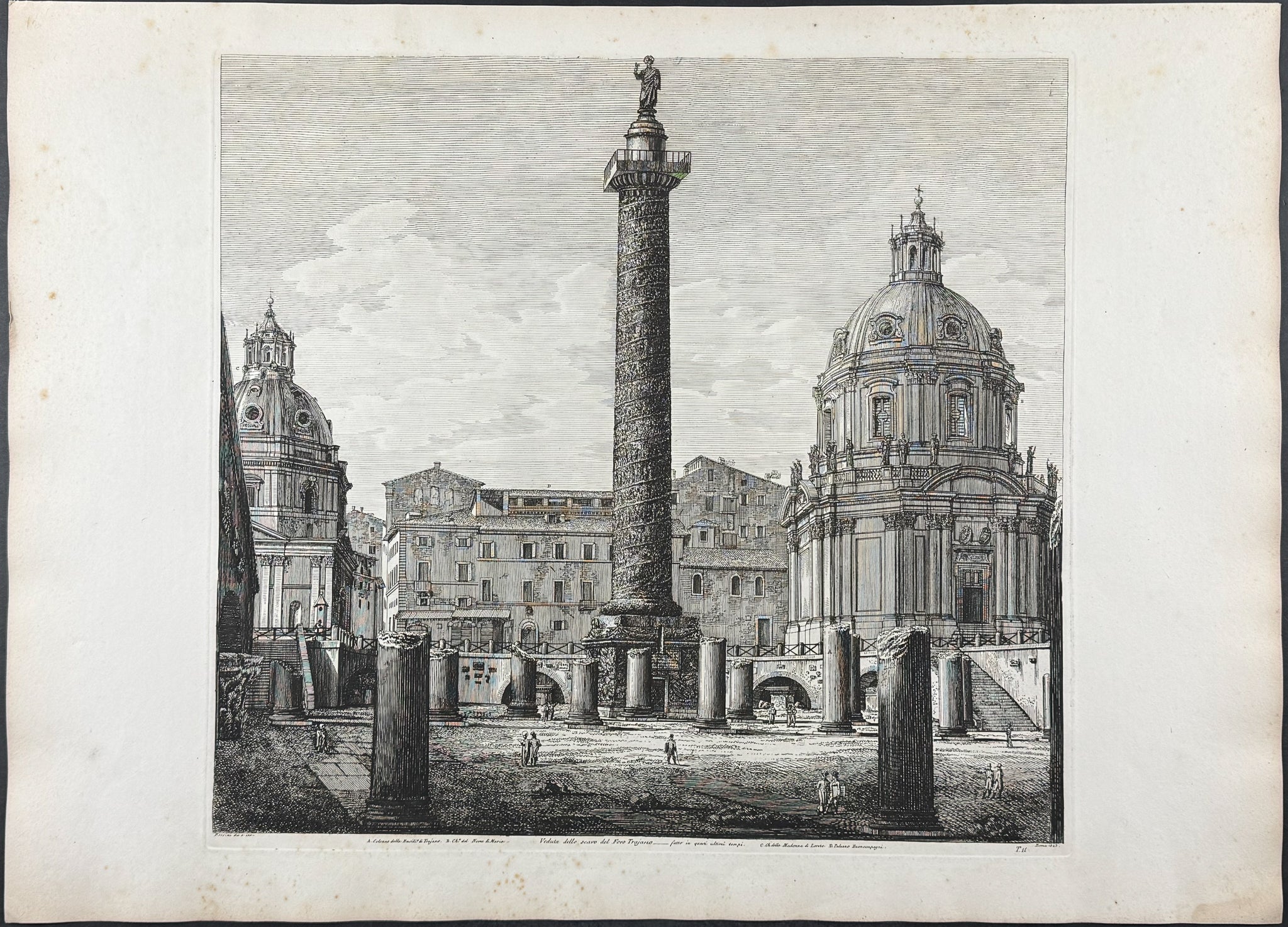 Veduta dello scavo del Foro Trajano