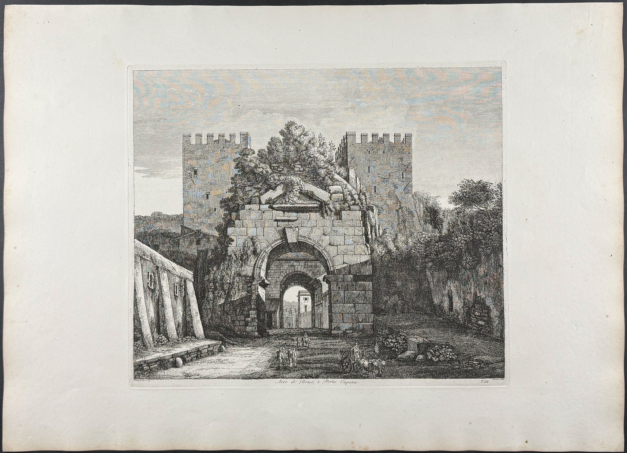 Arco di Druso, e Porta Capena