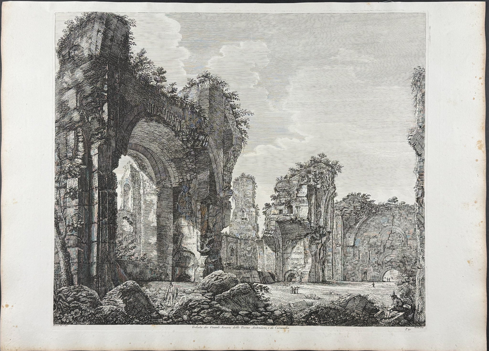 Veduta dei Grandi Avanzi delle Terme Antoniane, o di Caracalla