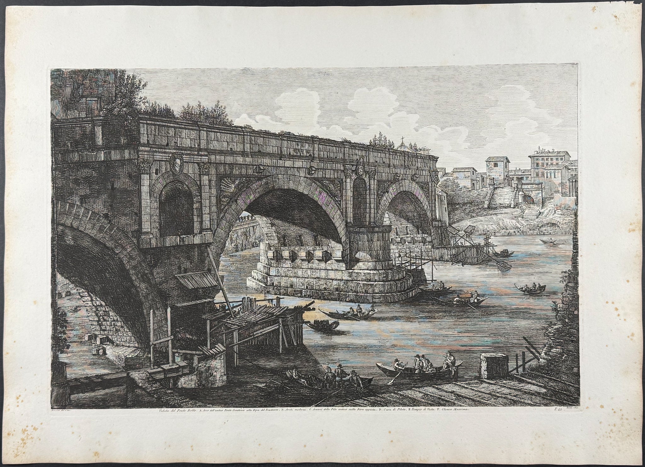 Veduta del Ponte Rollo