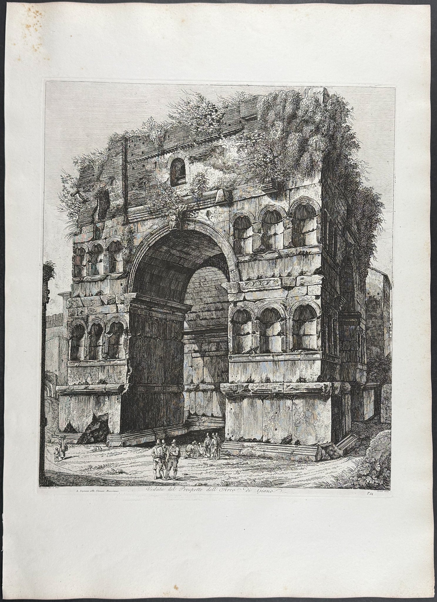 Veduta del Prospetto dell'Arco di Giano