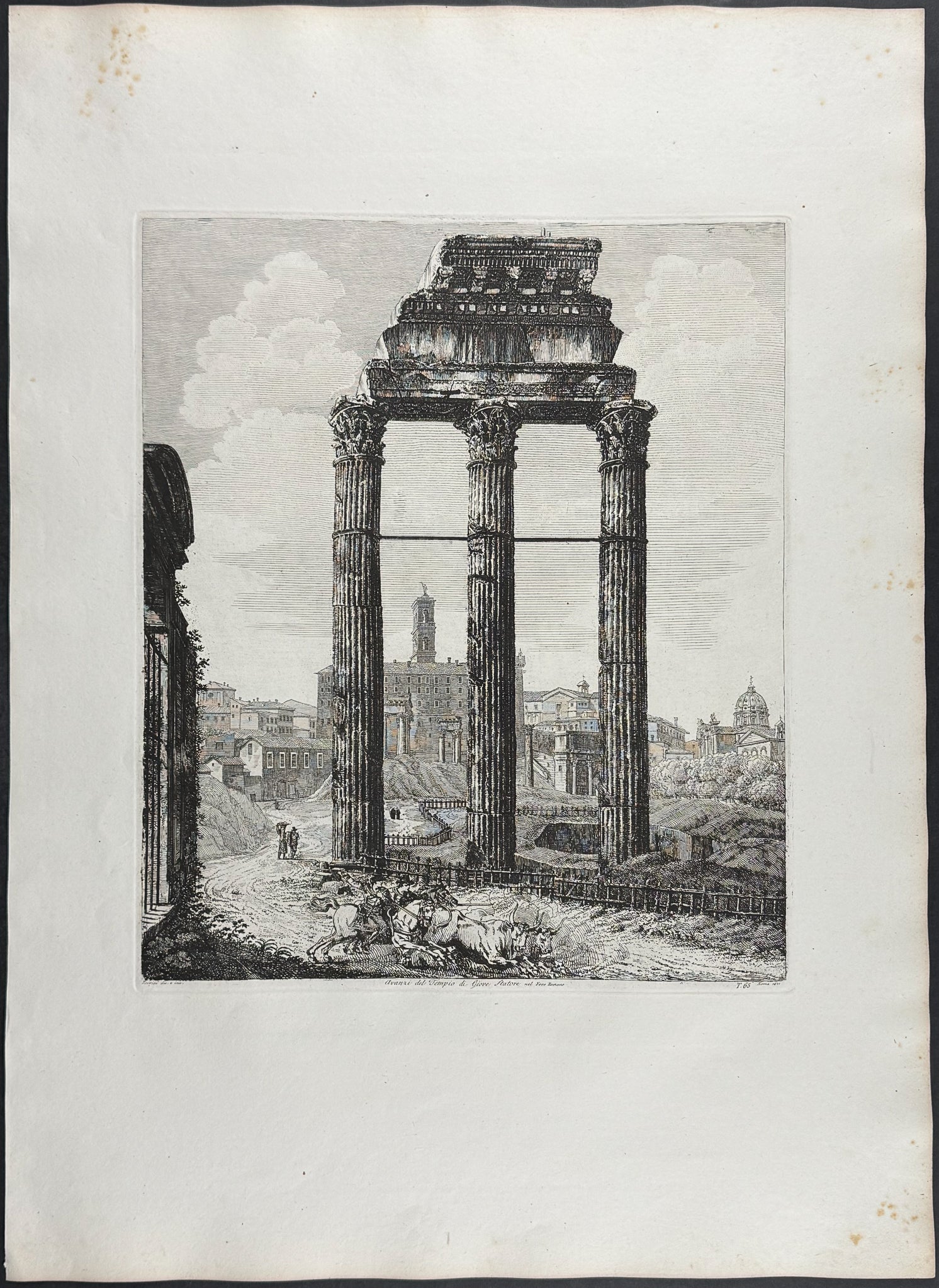 Avanzi del Tempio di Giove Satore nel Foro Romano