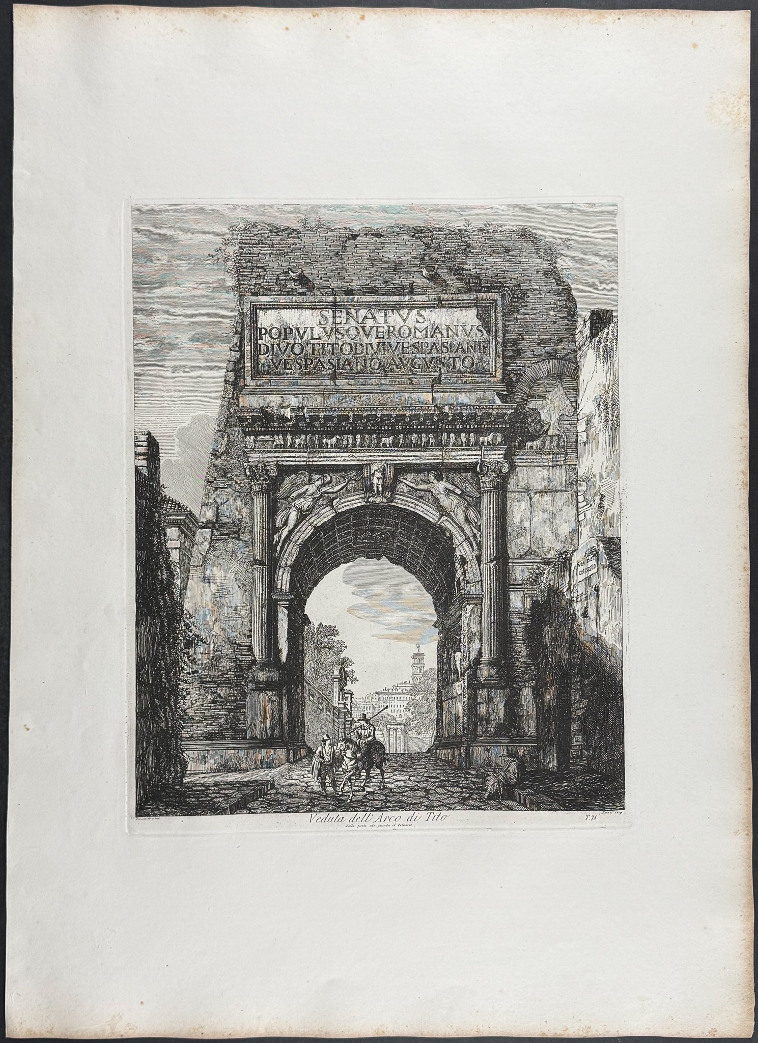 Veduta dell'Arco di Tito