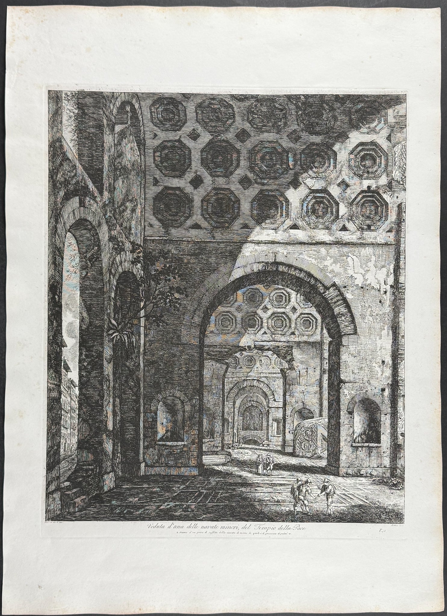 Veduta d'una delle navate minori, del Tempio della Pace