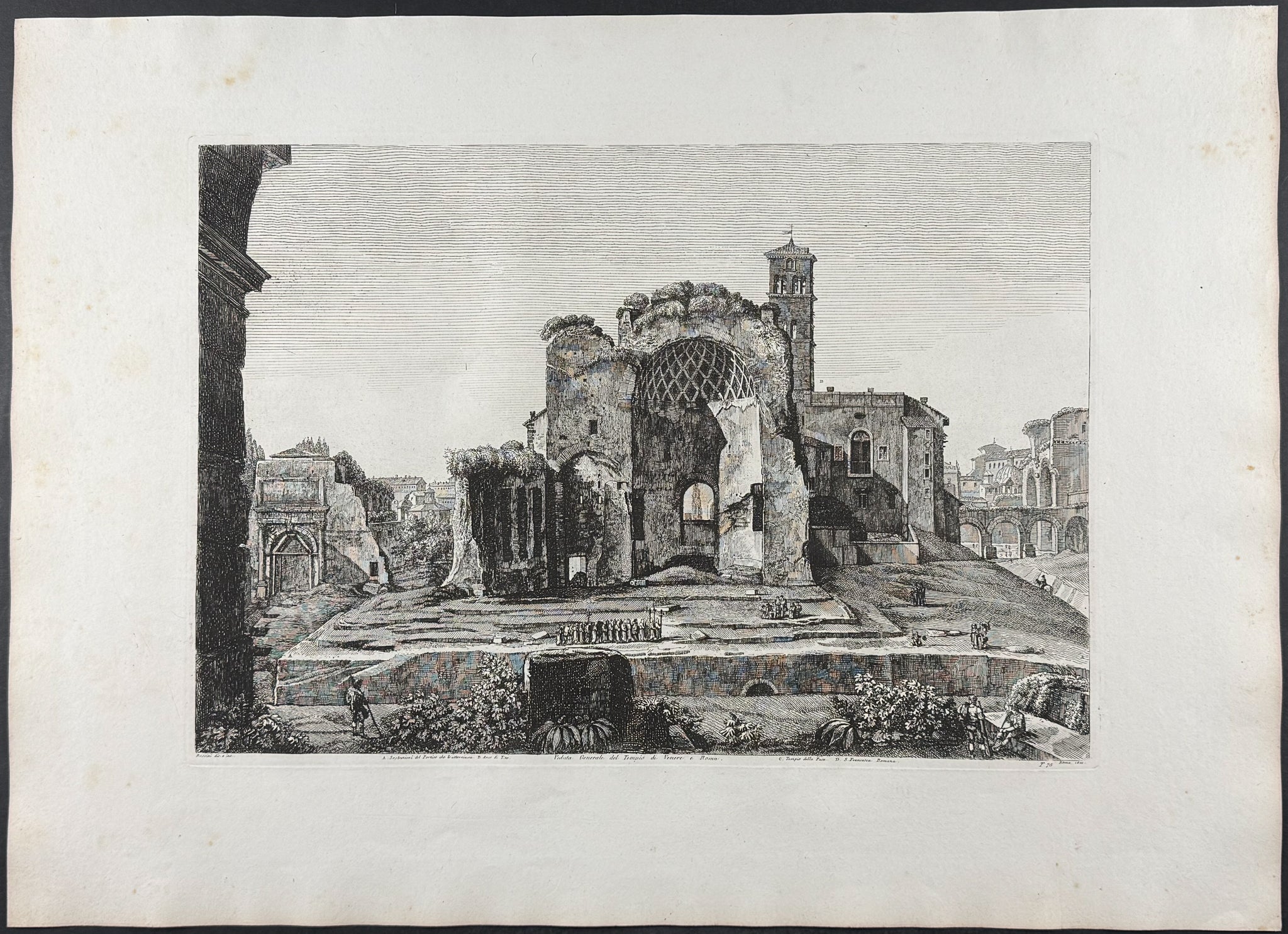 Veduta Generale del Tempio di Venere a Roma