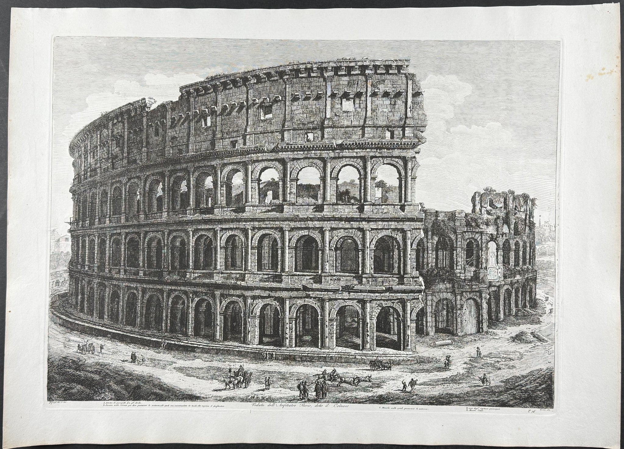Colosseum - Veduta dell'Antifeatro Flavio, detto il Colosseo