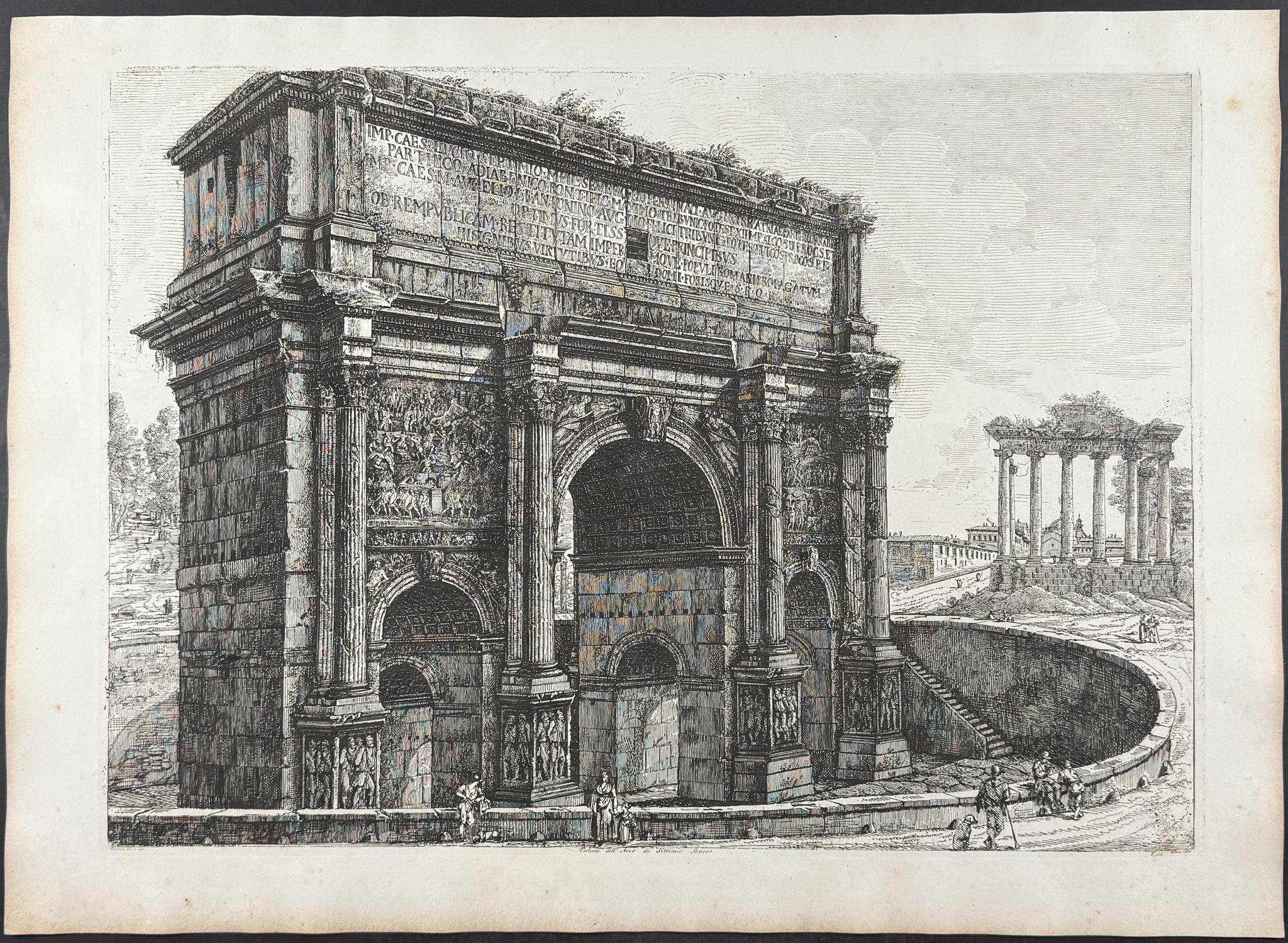 Arch of Septimius Severus - Veduta dell'Arco di Settimio Severo