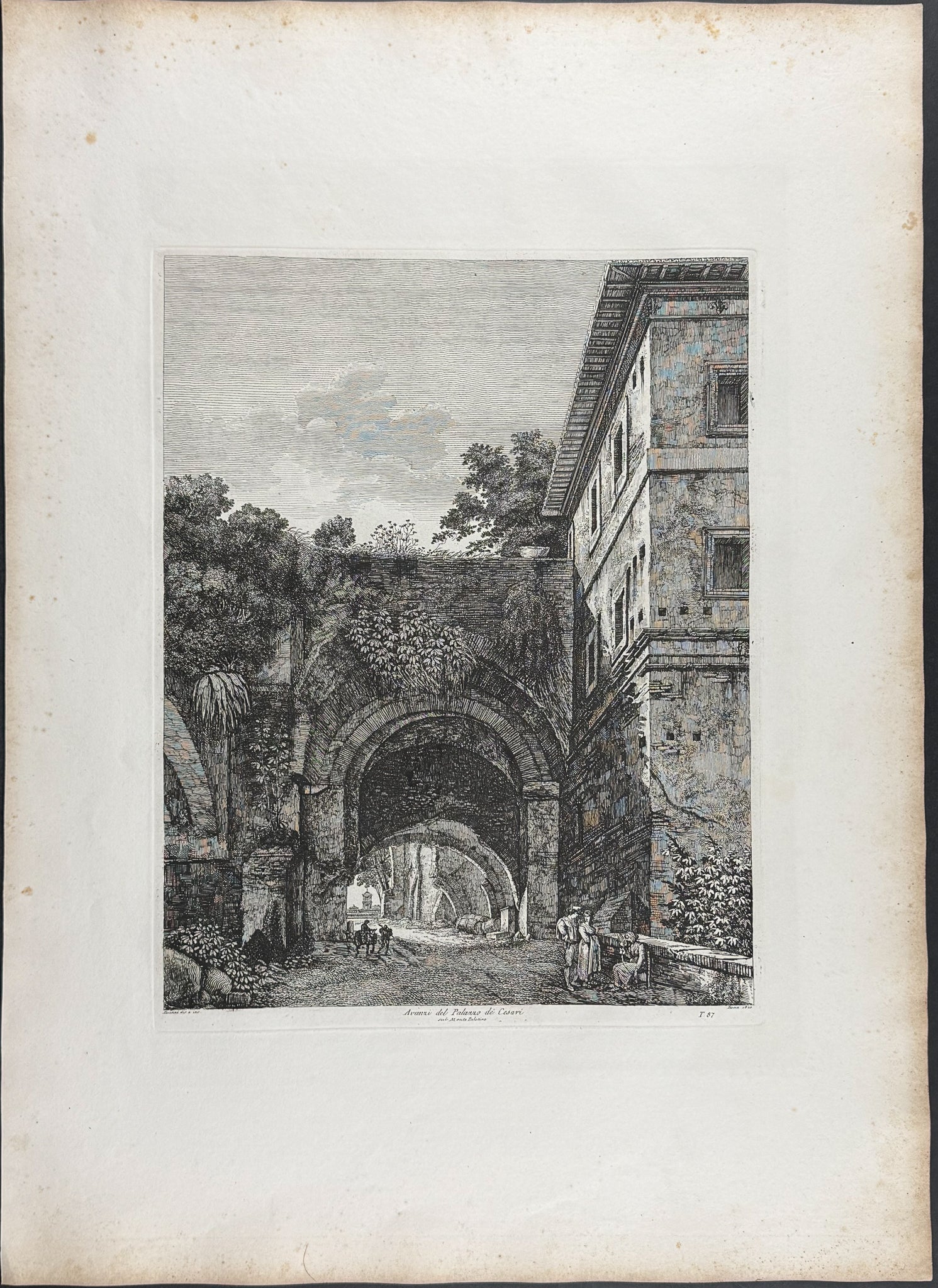 Avanzi del Palazzo de Cesari sul Monte Palatino