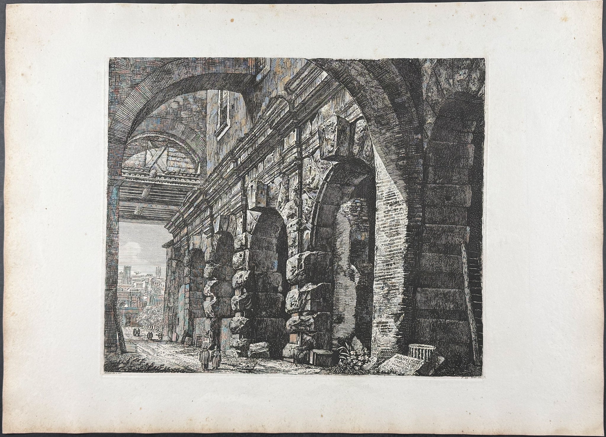 Avanzi della Curia Ostilia sul Monte Celio