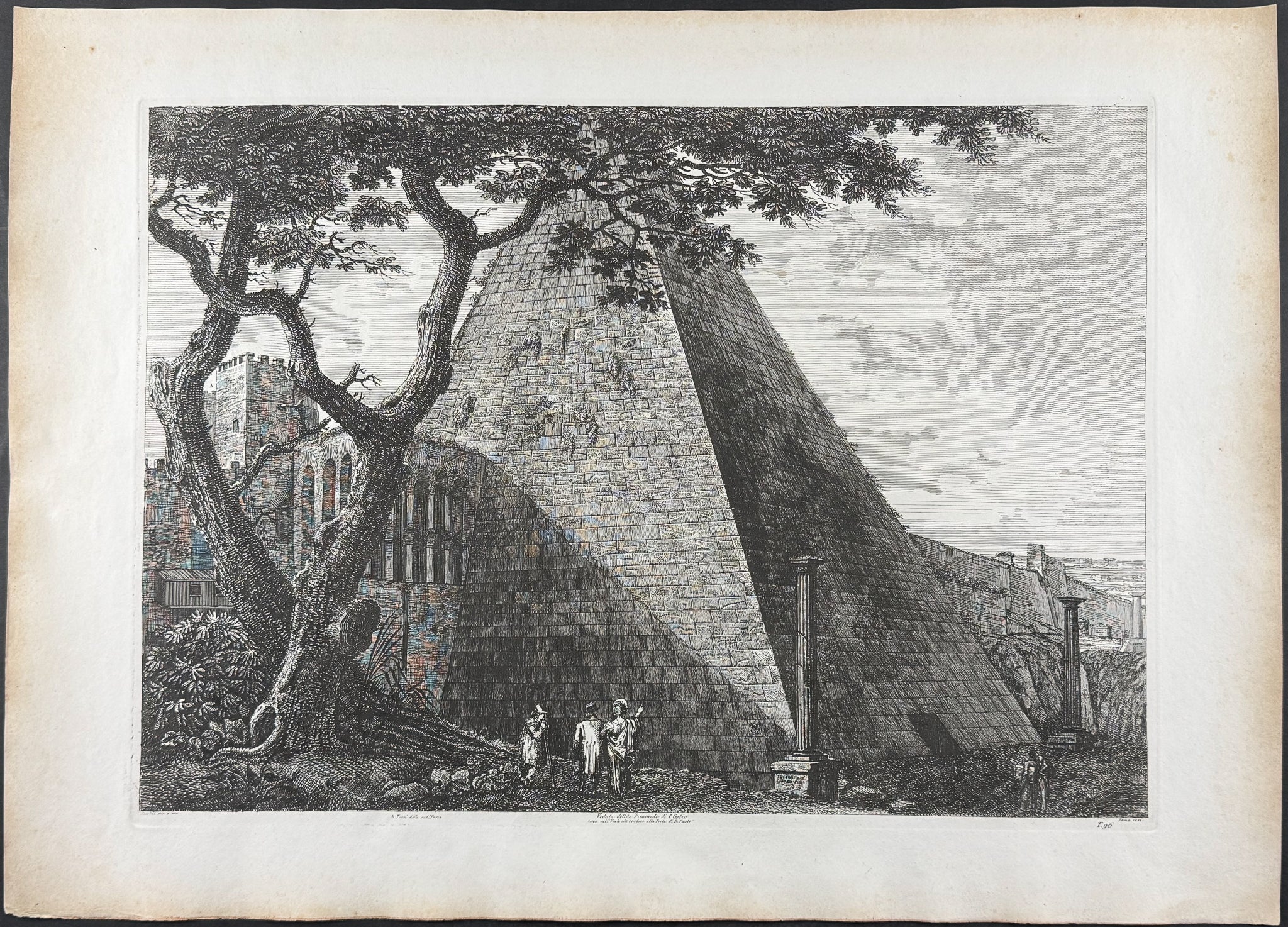 Veduta della Piramide di C. Castio