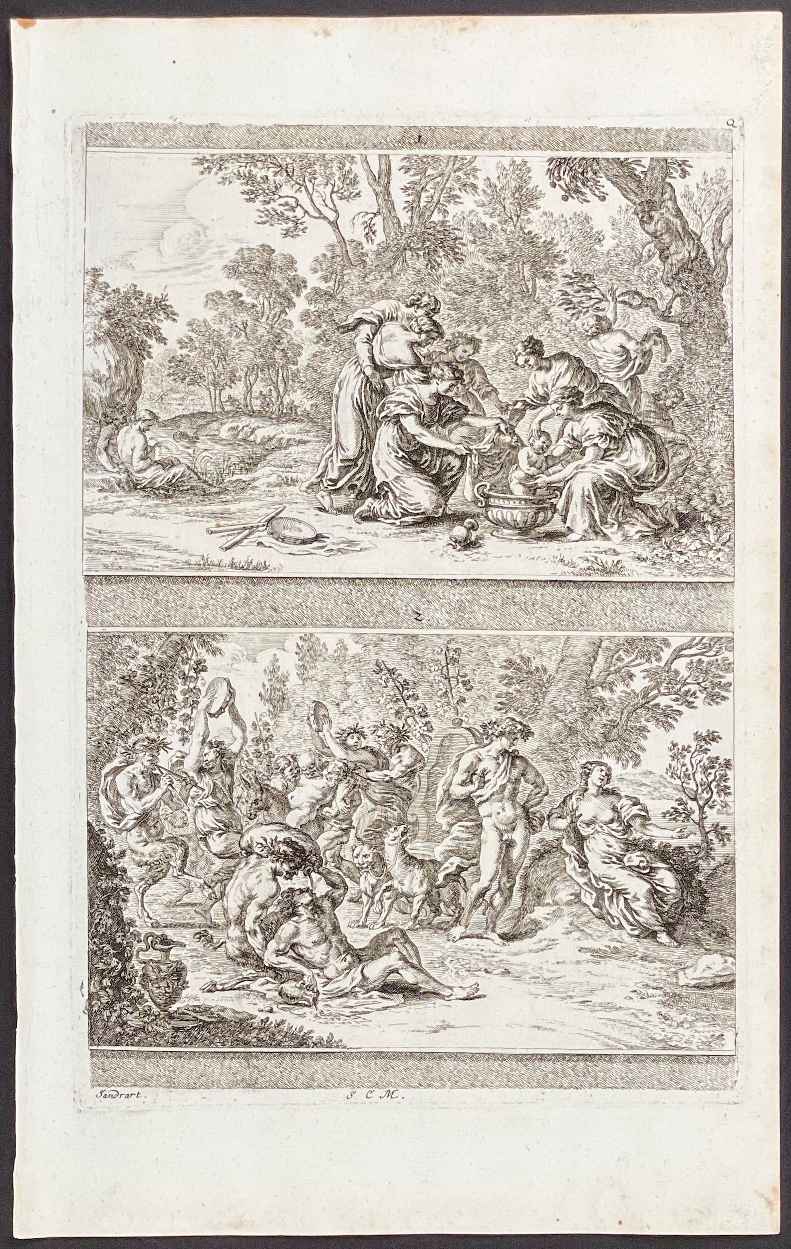 Allegorical or Mythological Scene or Vignette