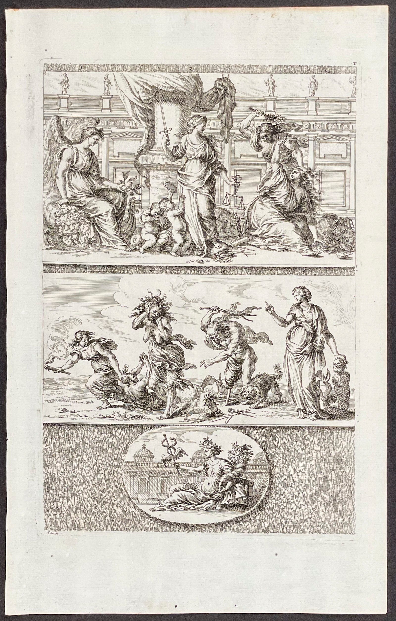 Allegorical or Mythological Scene or Vignette