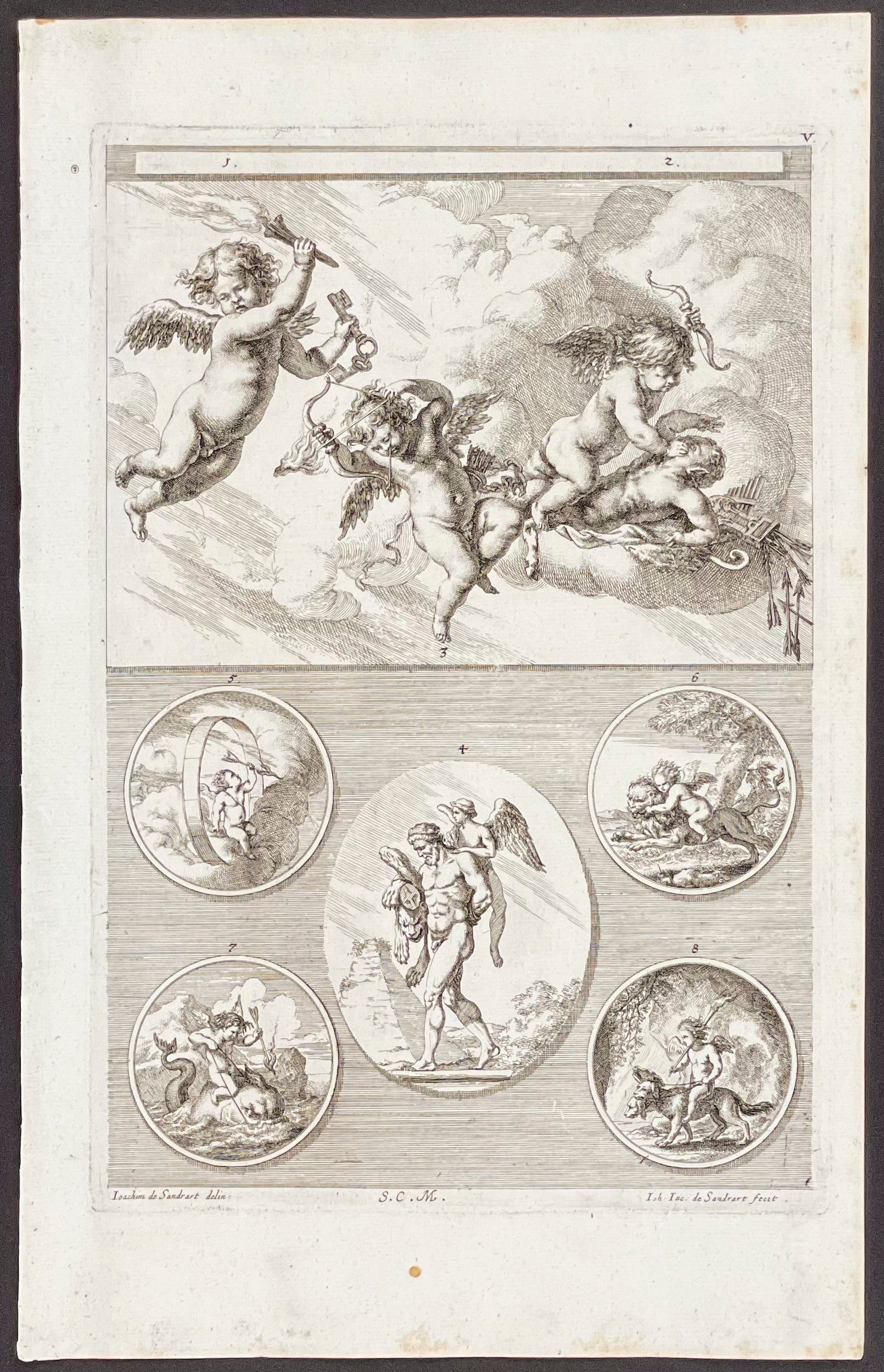 Allegorical or Mythological Scene or Vignette