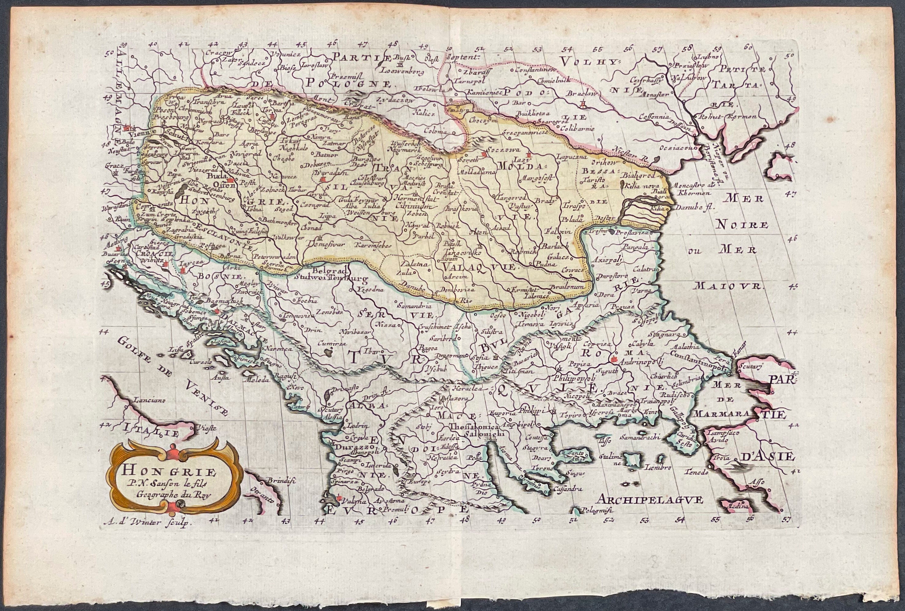 Map of Hungary
