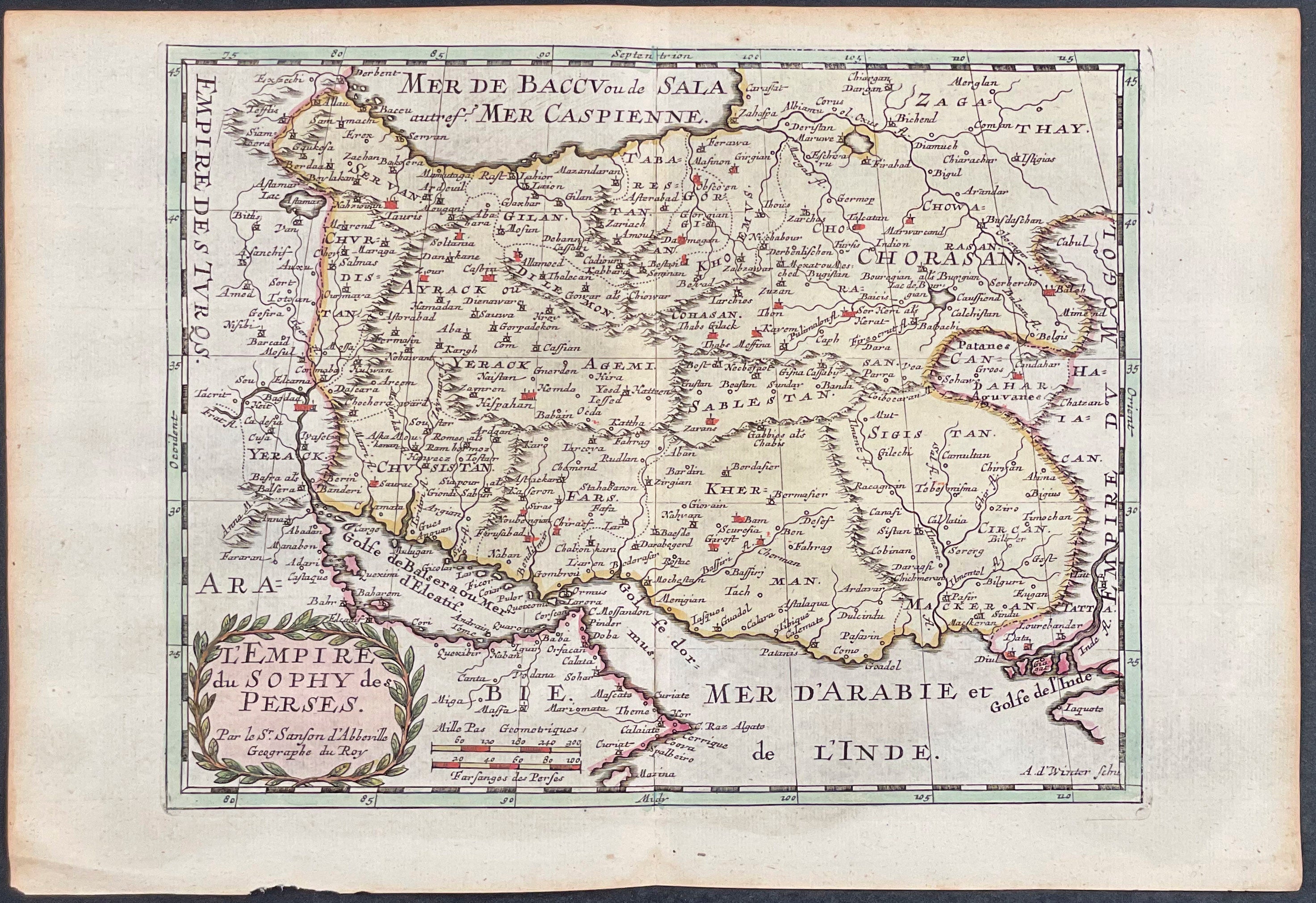 Map of the Persian Empire