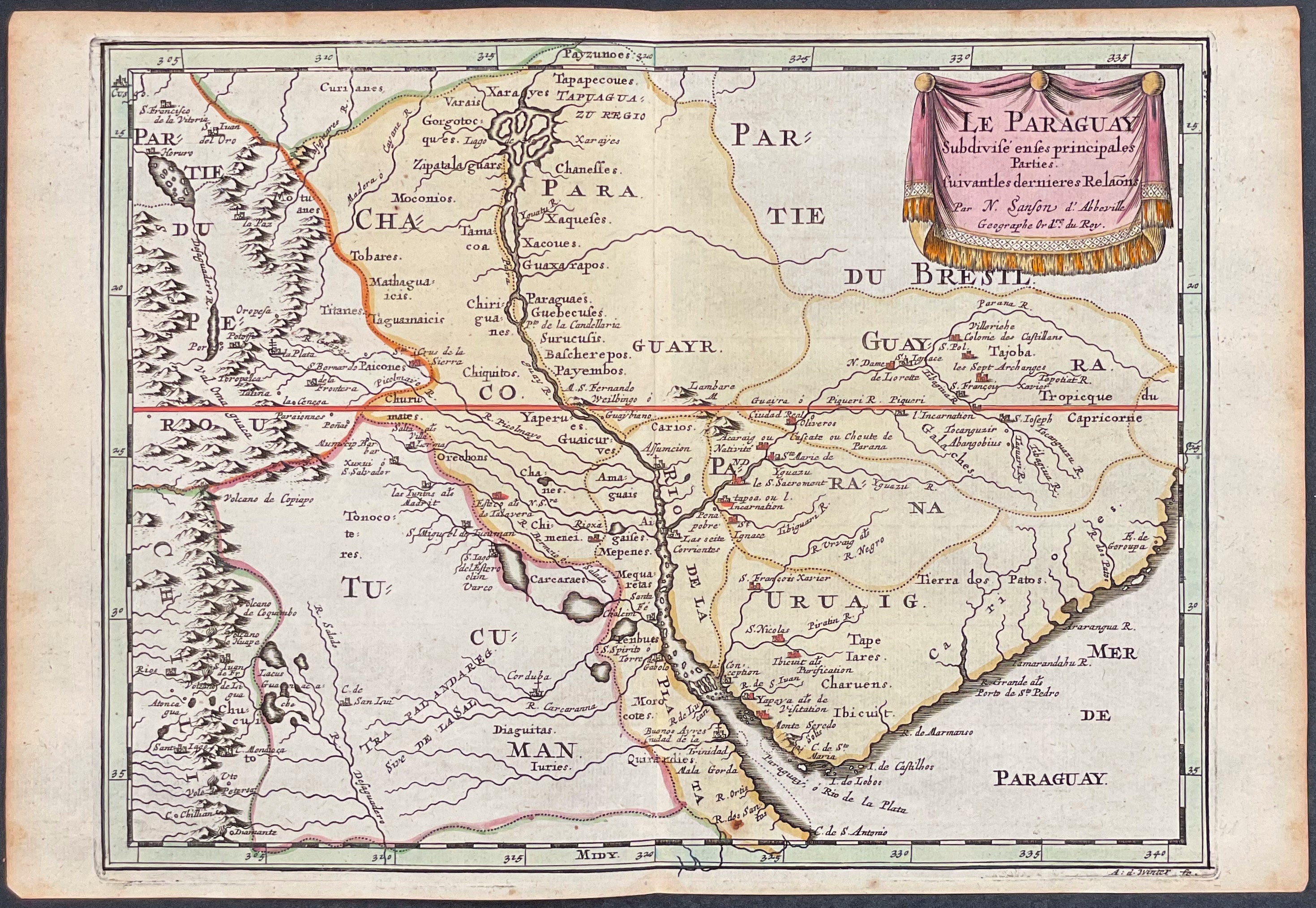 Map of Paraguay