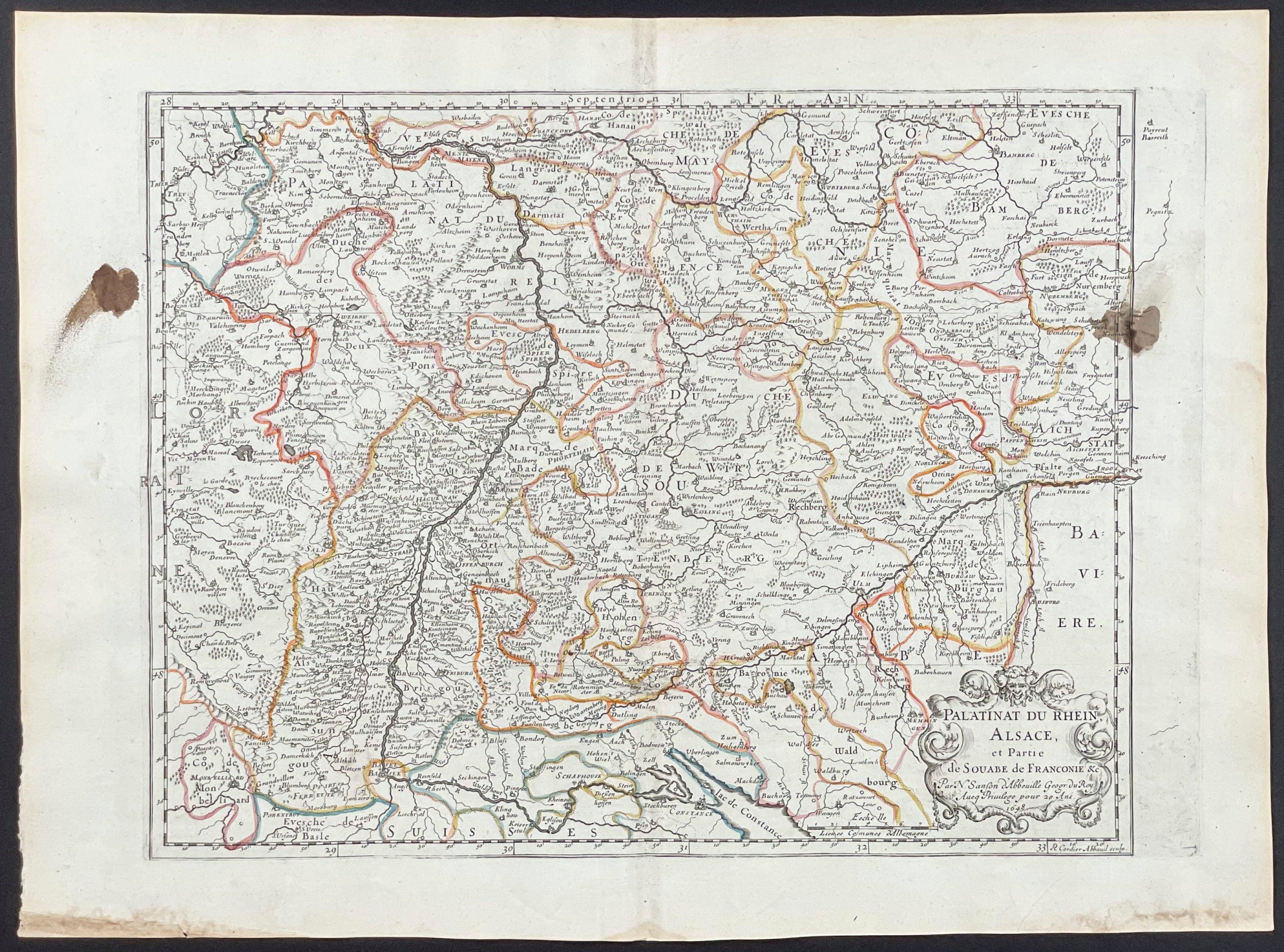 Regional Map of Germany & France