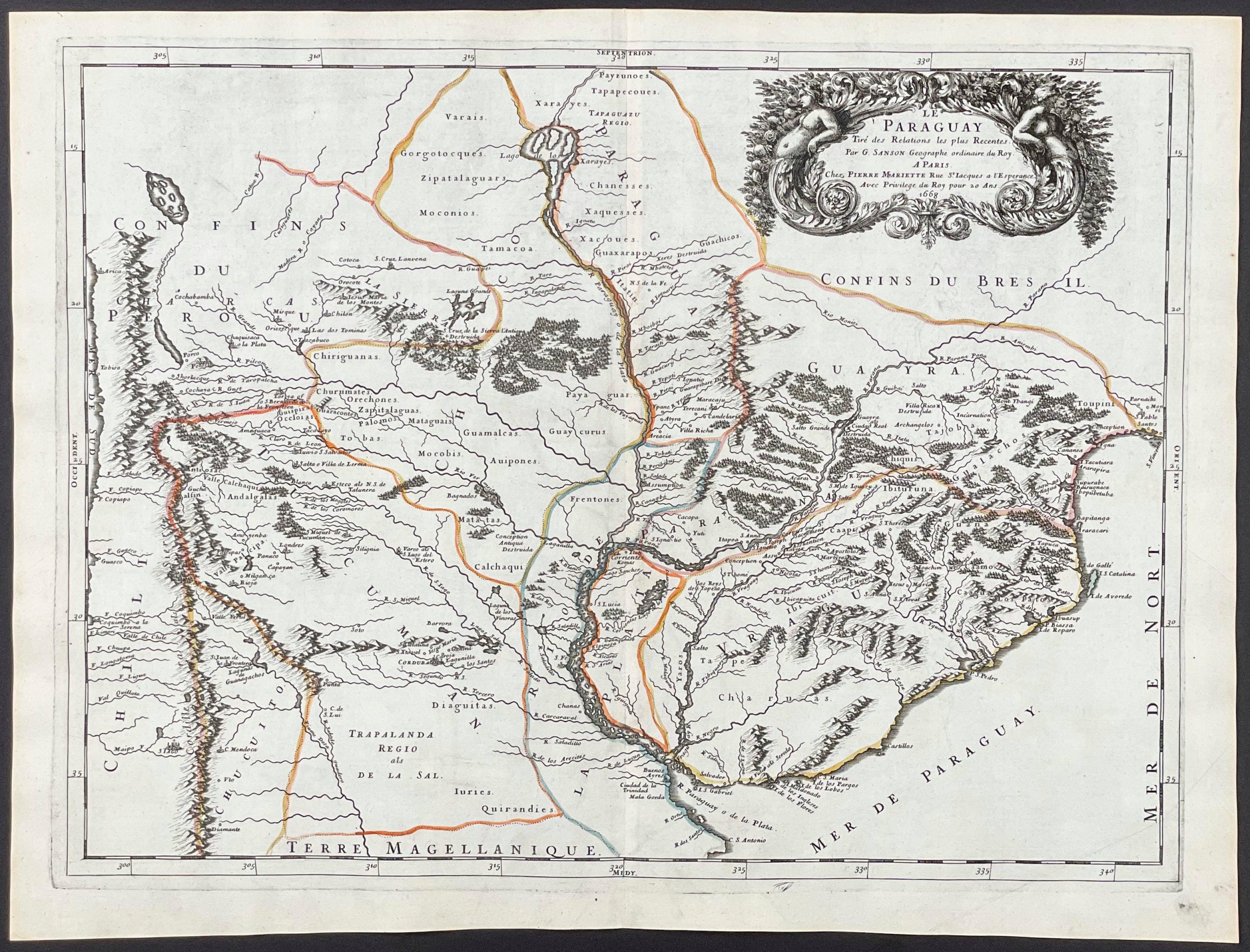 Map of Paraguay