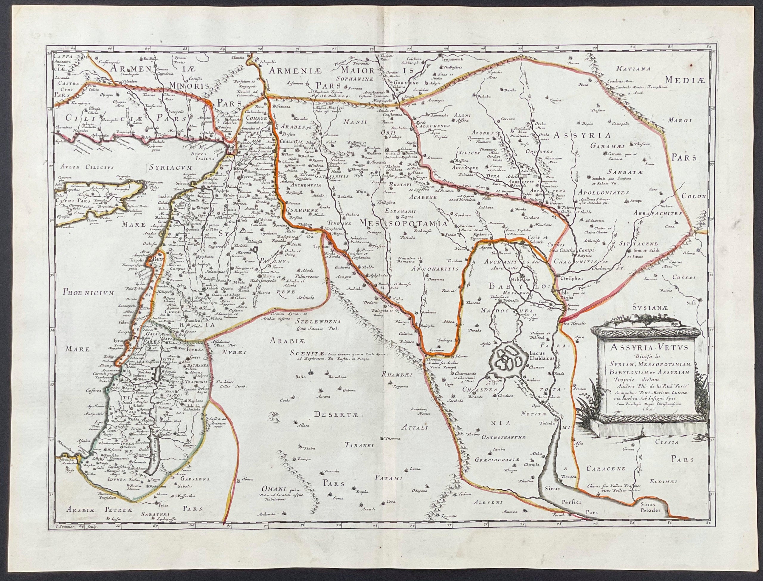 Map of the Assyrian Empire