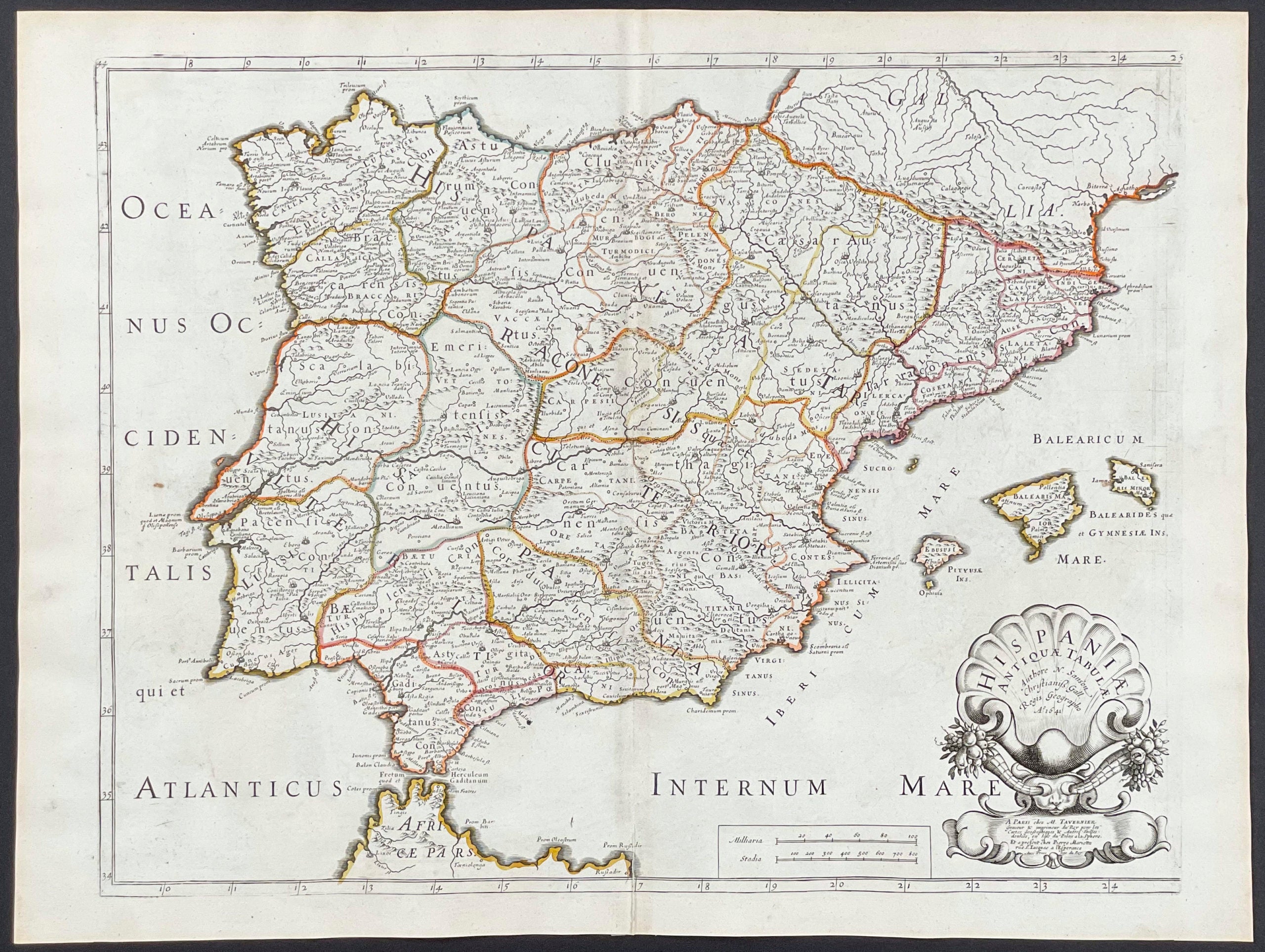 Map of the Iberian Peninsula