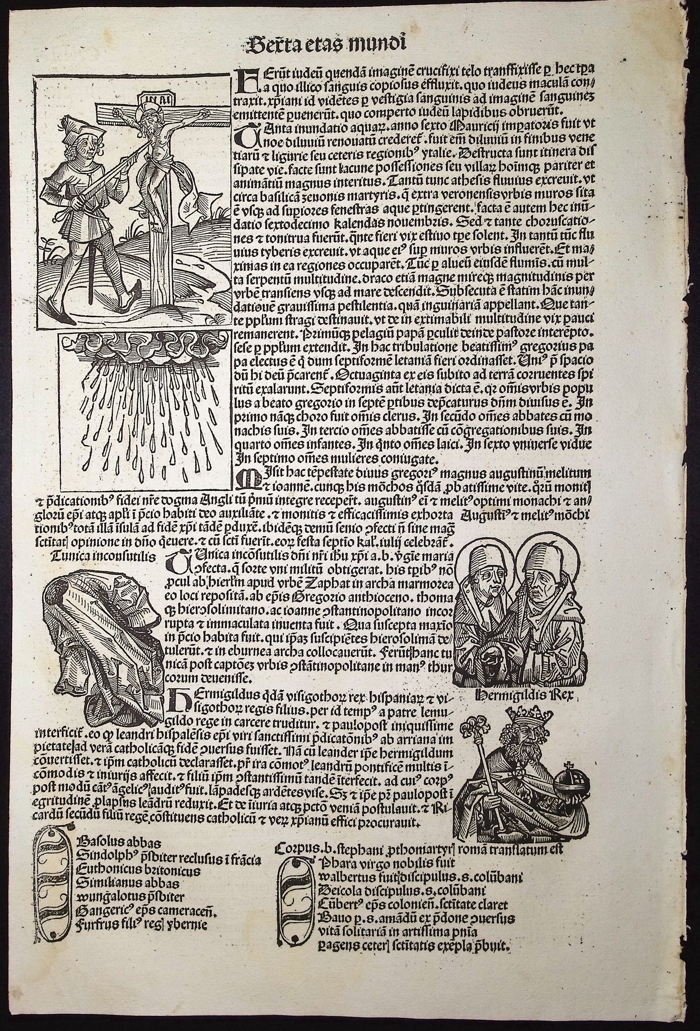 Crucifixion, Shroud, Celestial Event, & Religious & Historic People