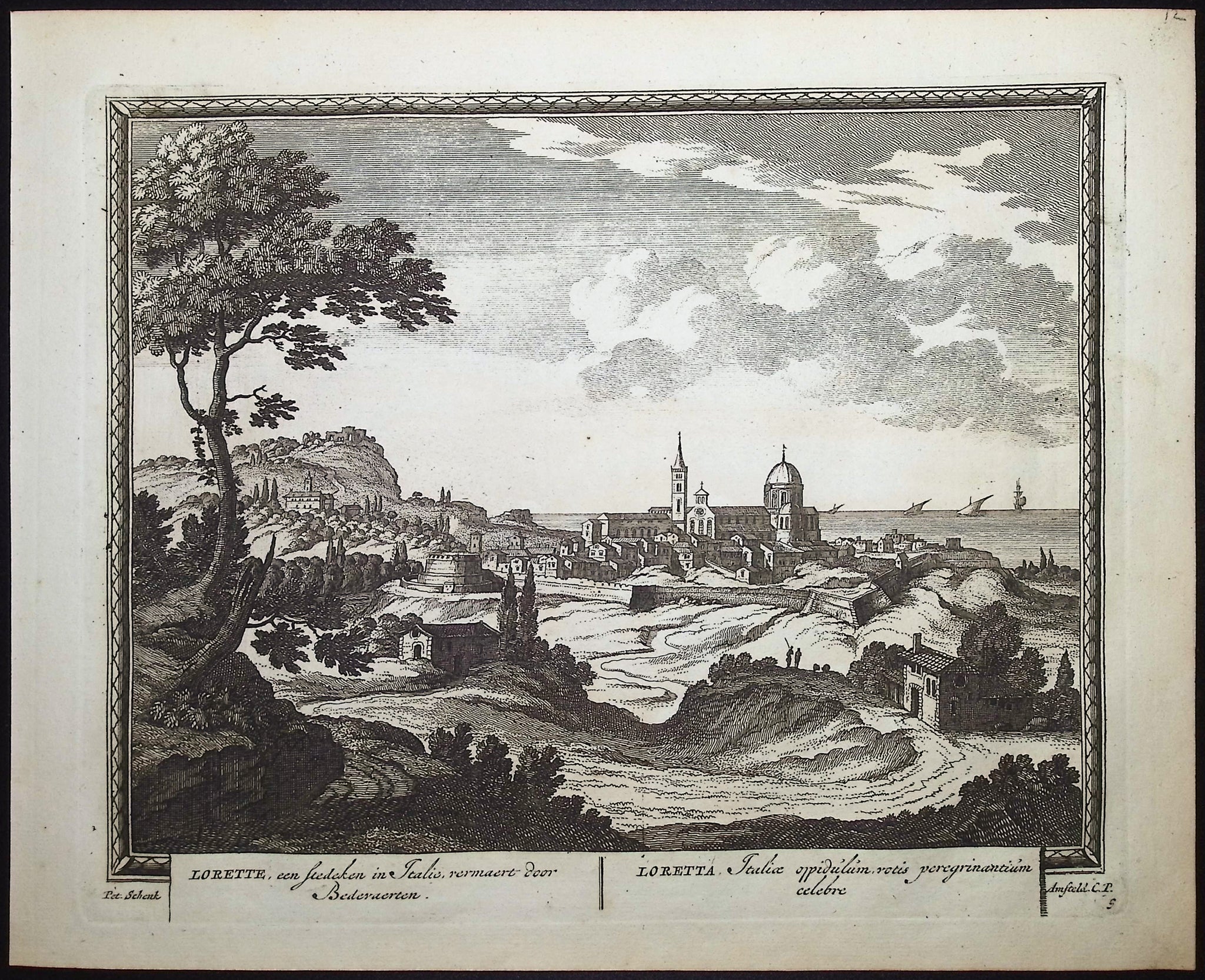 View of Loreto, Italy (Lorette)