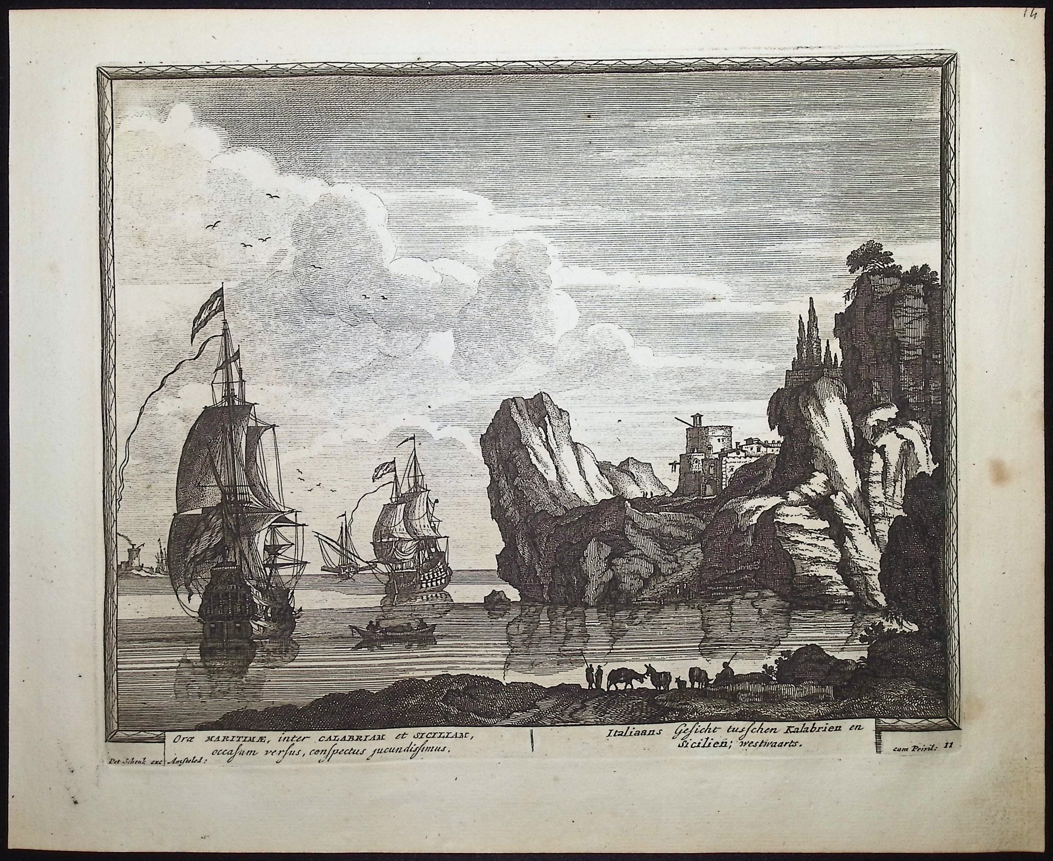 View of Calabria, Italy (Calabrië)