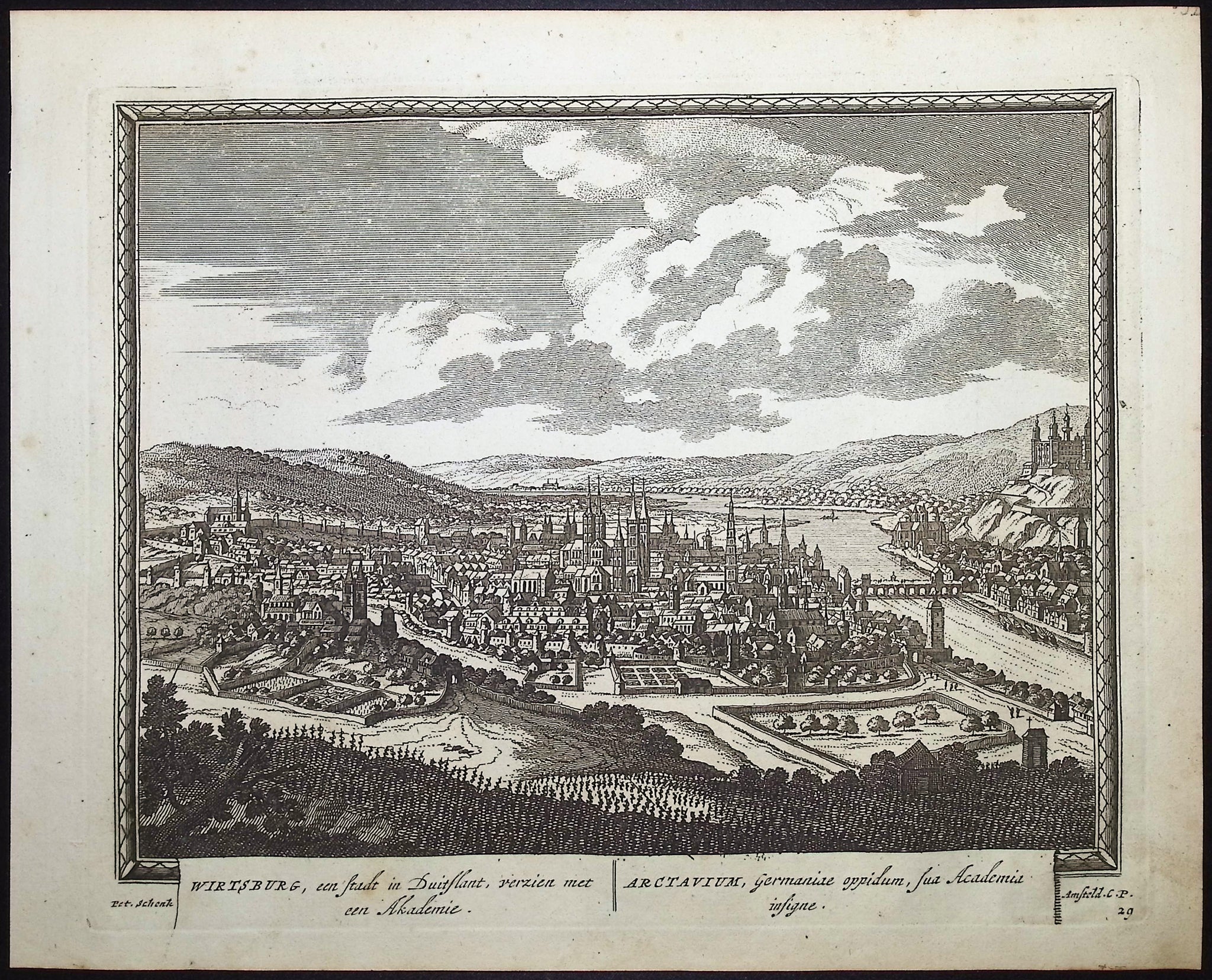 View of Würzburg, Germany (Wurtzberg)